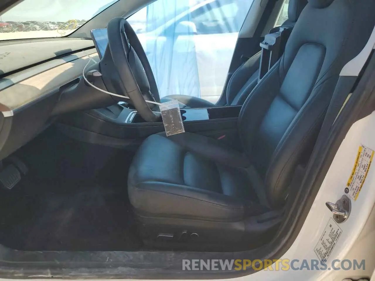 7 fotografías del automóvil dañado 5YJ3E1EA4MF031944 TESLA MODEL 3 2021