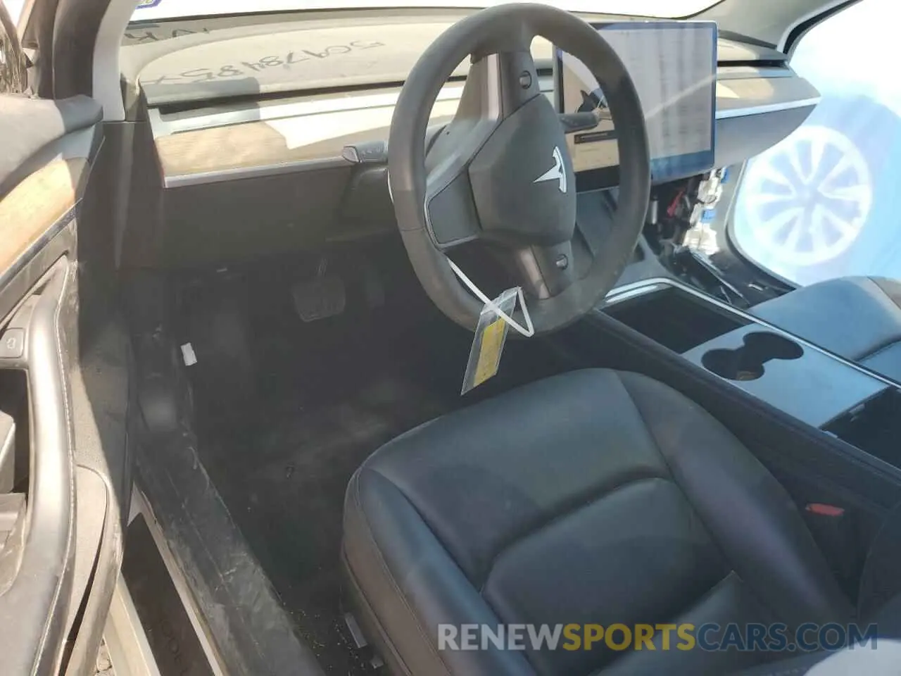 8 fotografías del automóvil dañado 5YJ3E1EA4MF031944 TESLA MODEL 3 2021