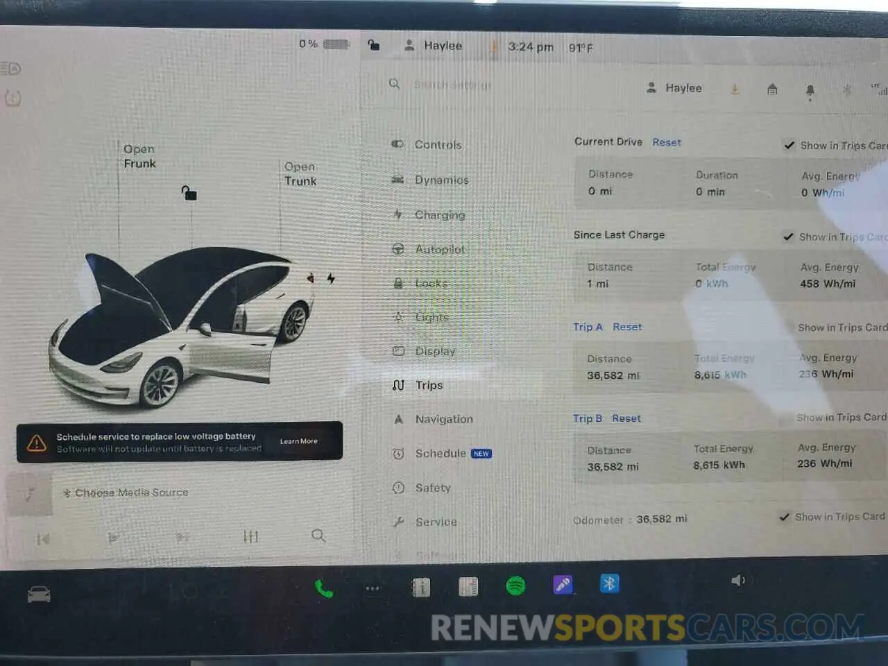 9 fotografías del automóvil dañado 5YJ3E1EA4MF031944 TESLA MODEL 3 2021