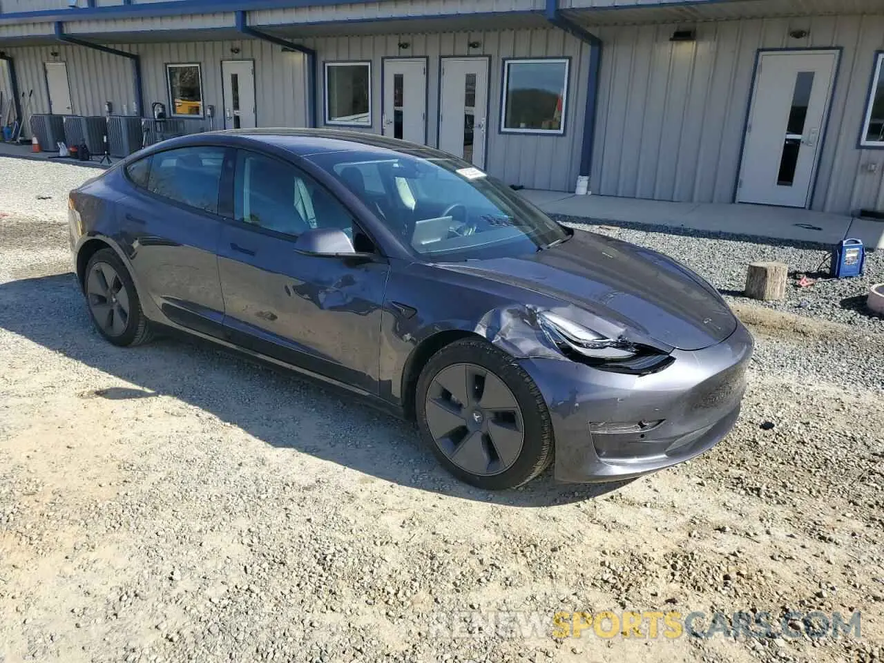 4 fotografías del automóvil dañado 5YJ3E1EA4MF041910 TESLA MODEL 3 2021