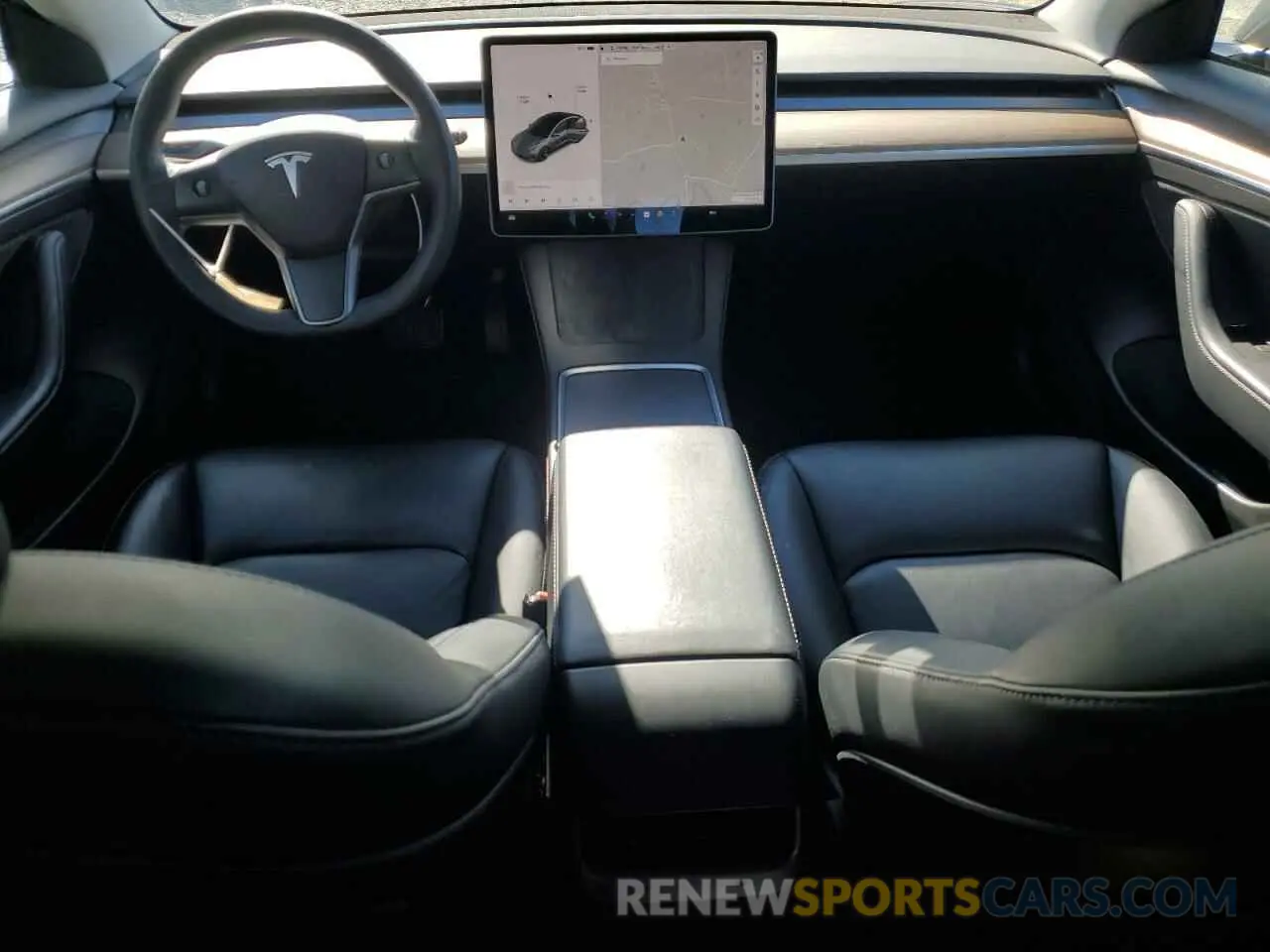 8 fotografías del automóvil dañado 5YJ3E1EA4MF041910 TESLA MODEL 3 2021