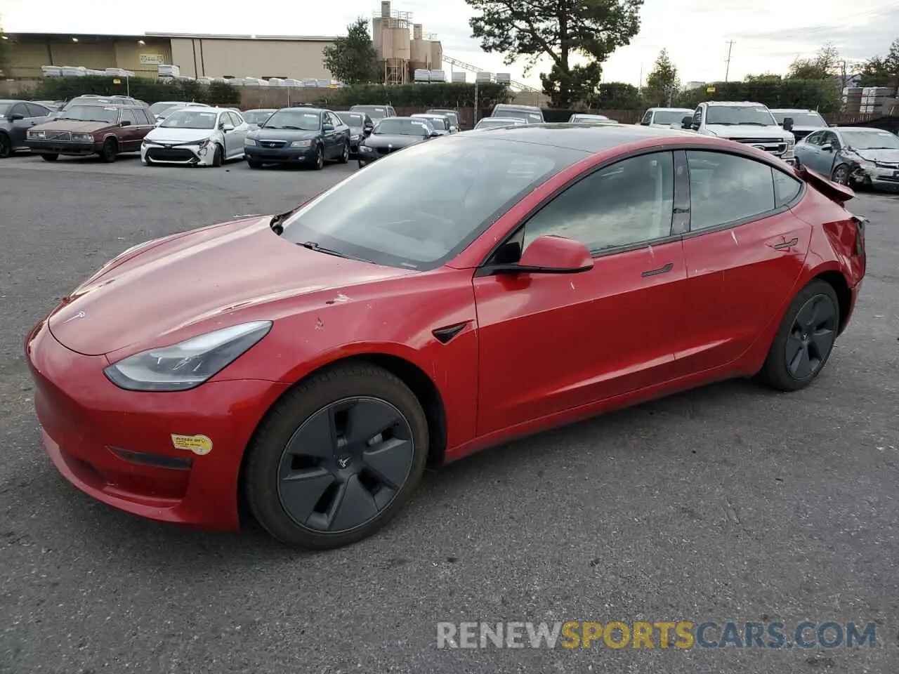 1 fotografías del automóvil dañado 5YJ3E1EA4MF052180 TESLA MODEL 3 2021