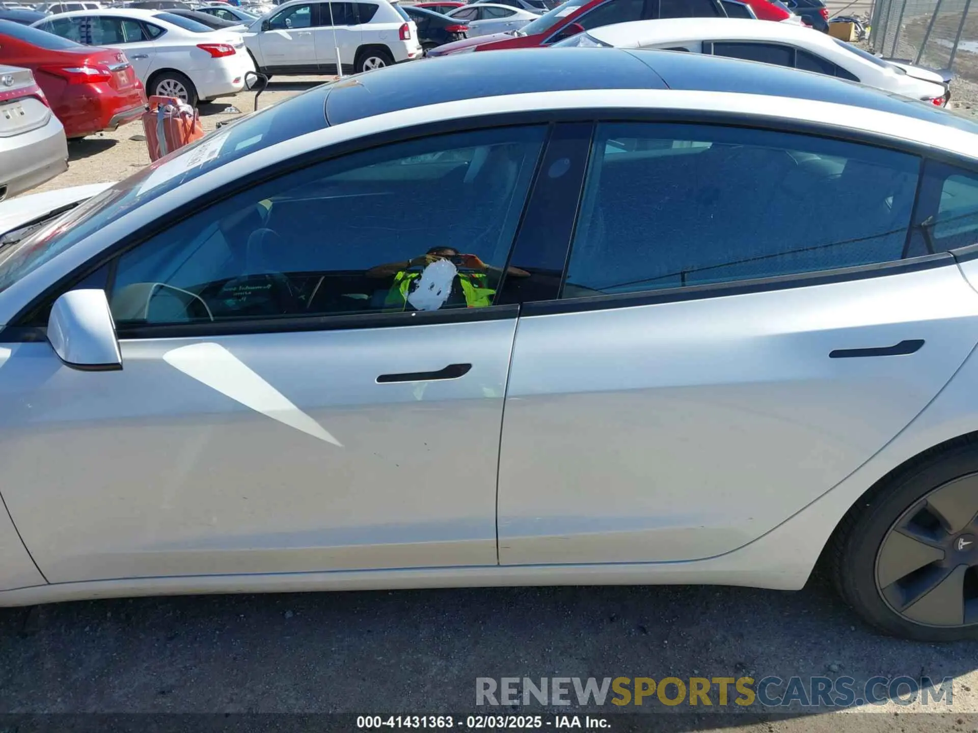 13 fotografías del automóvil dañado 5YJ3E1EA4MF053720 TESLA MODEL 3 2021