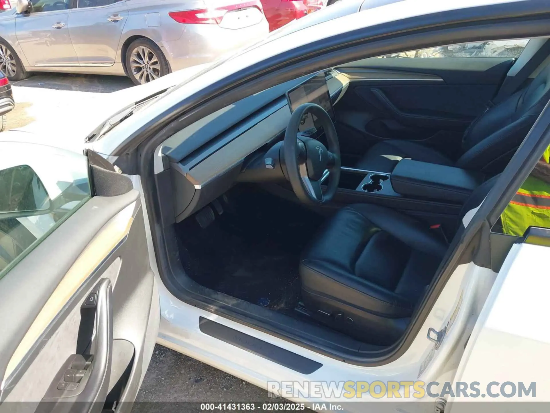 5 fotografías del automóvil dañado 5YJ3E1EA4MF053720 TESLA MODEL 3 2021
