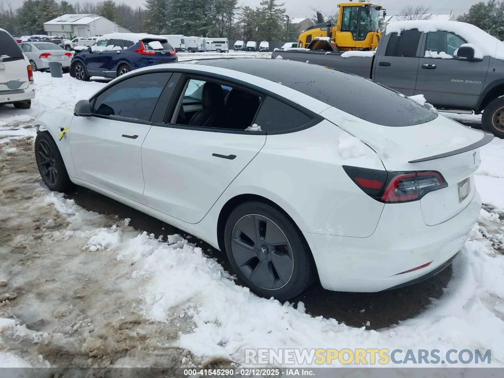 3 fotografías del automóvil dañado 5YJ3E1EA4MF061414 TESLA MODEL 3 2021