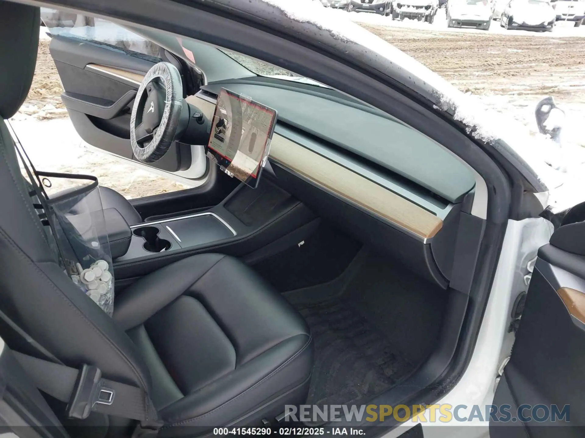 5 fotografías del automóvil dañado 5YJ3E1EA4MF061414 TESLA MODEL 3 2021