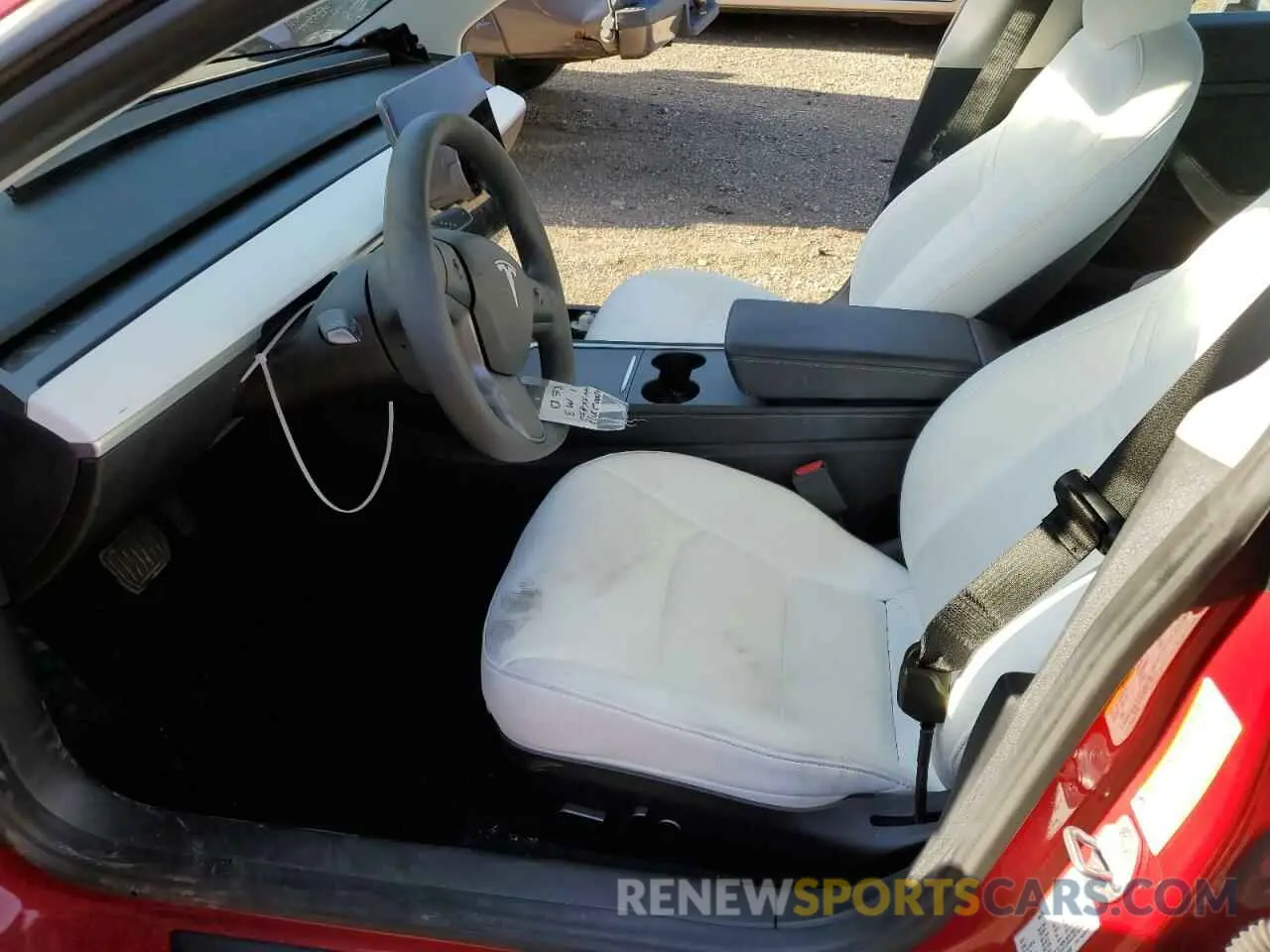 7 fotografías del automóvil dañado 5YJ3E1EA4MF081582 TESLA MODEL 3 2021