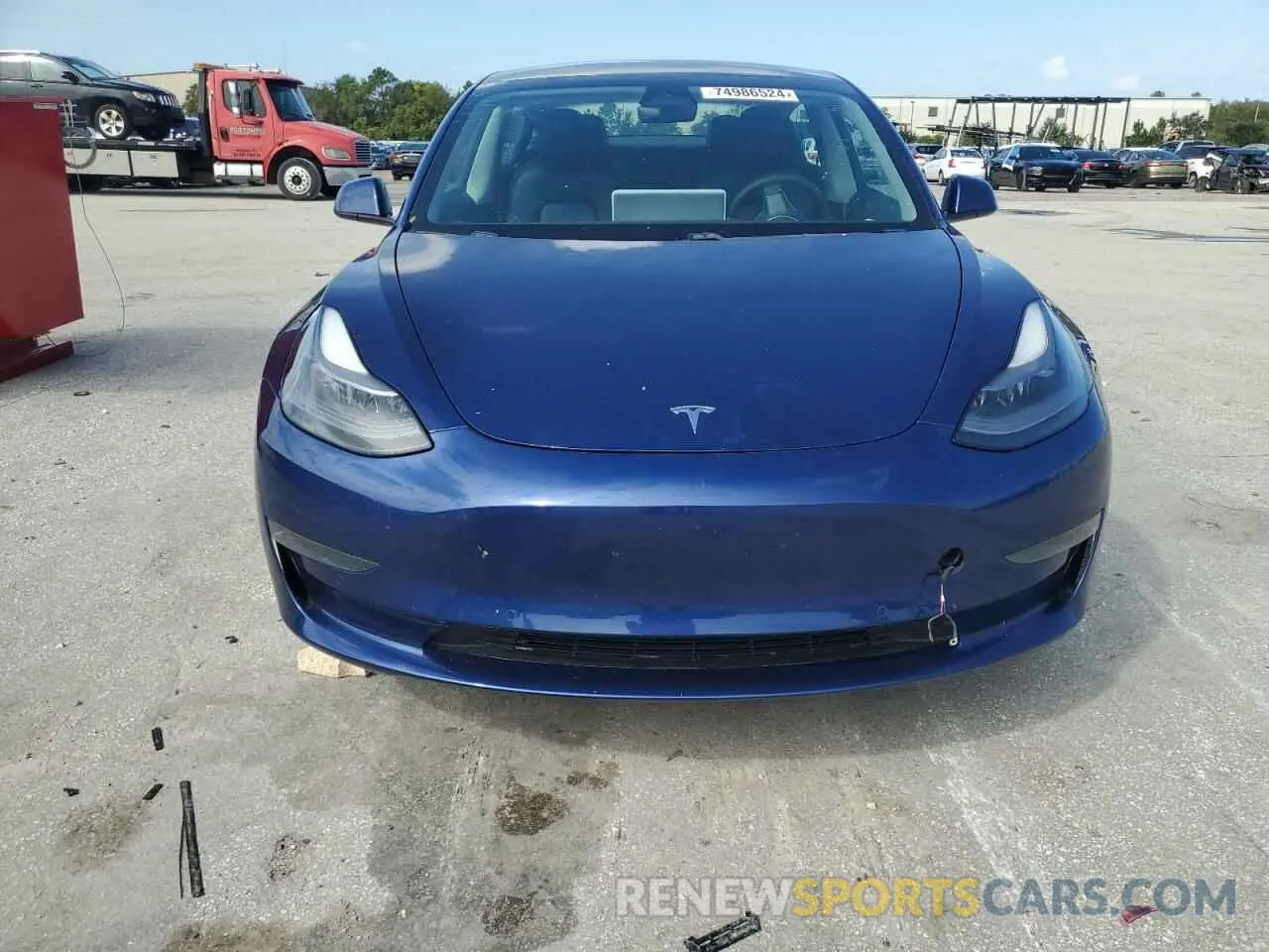 5 fotografías del automóvil dañado 5YJ3E1EA4MF085096 TESLA MODEL 3 2021