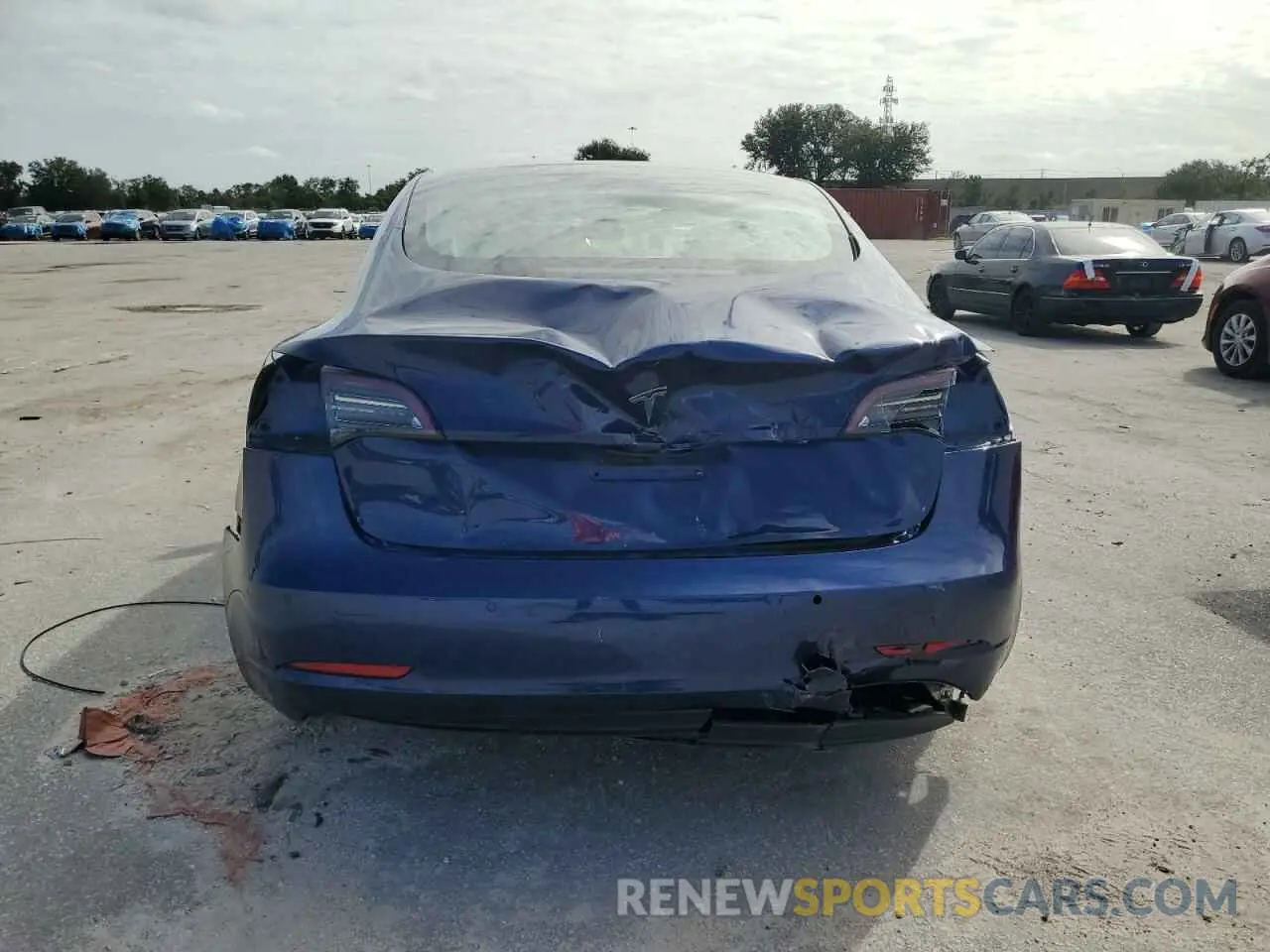 6 fotografías del automóvil dañado 5YJ3E1EA4MF085096 TESLA MODEL 3 2021