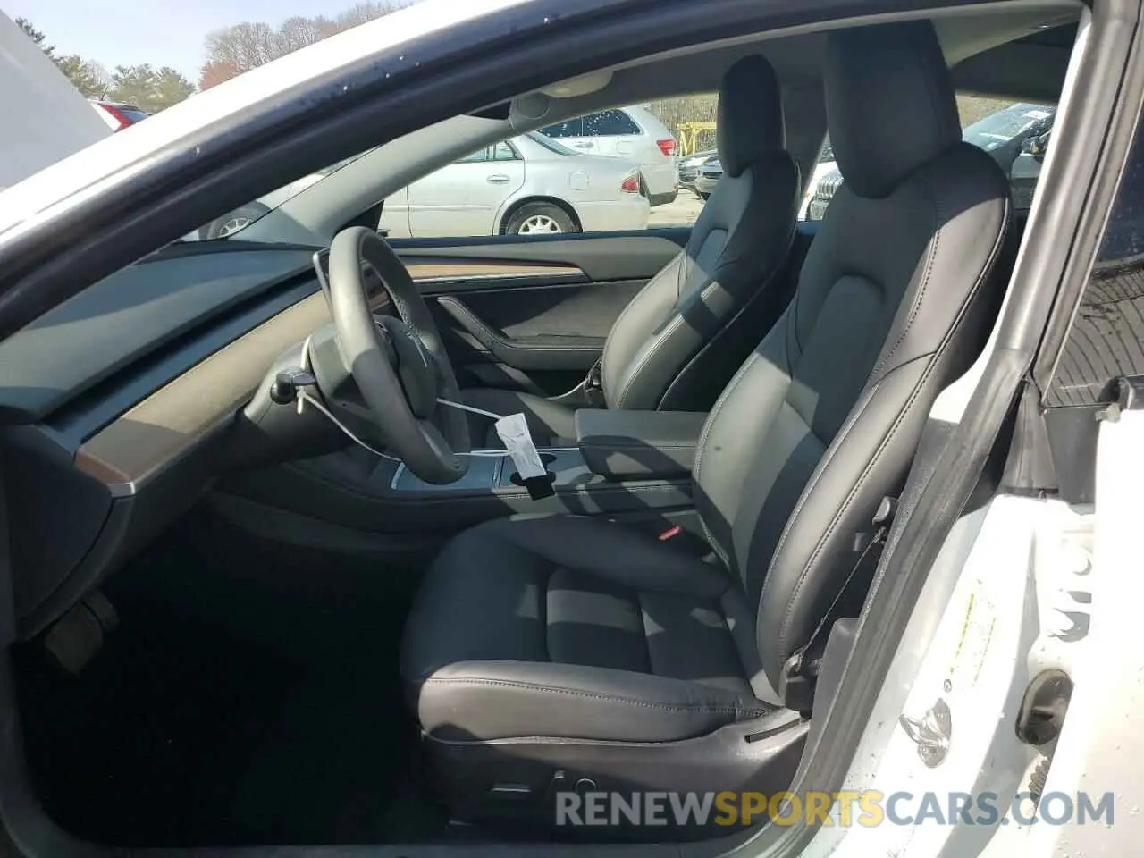 7 fotografías del automóvil dañado 5YJ3E1EA4MF099600 TESLA MODEL 3 2021