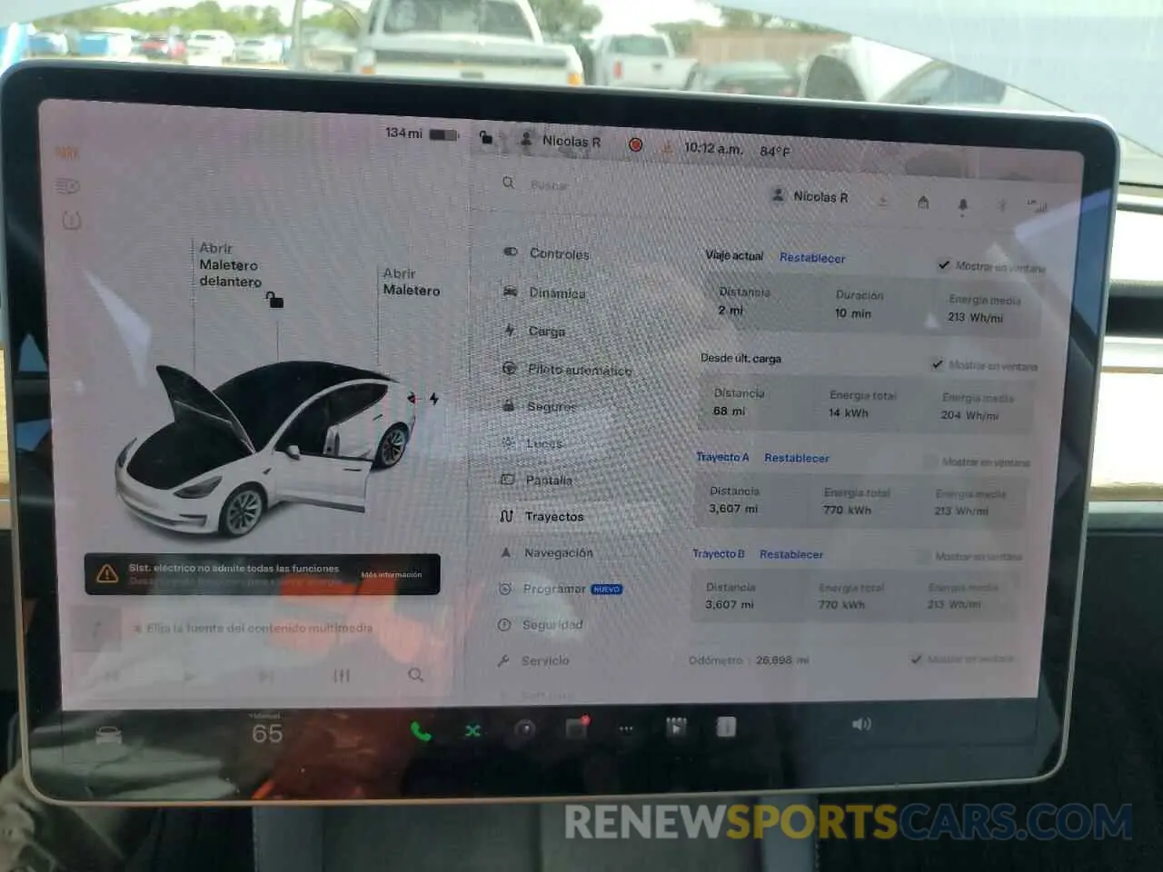9 fotografías del automóvil dañado 5YJ3E1EA4MF838500 TESLA MODEL 3 2021