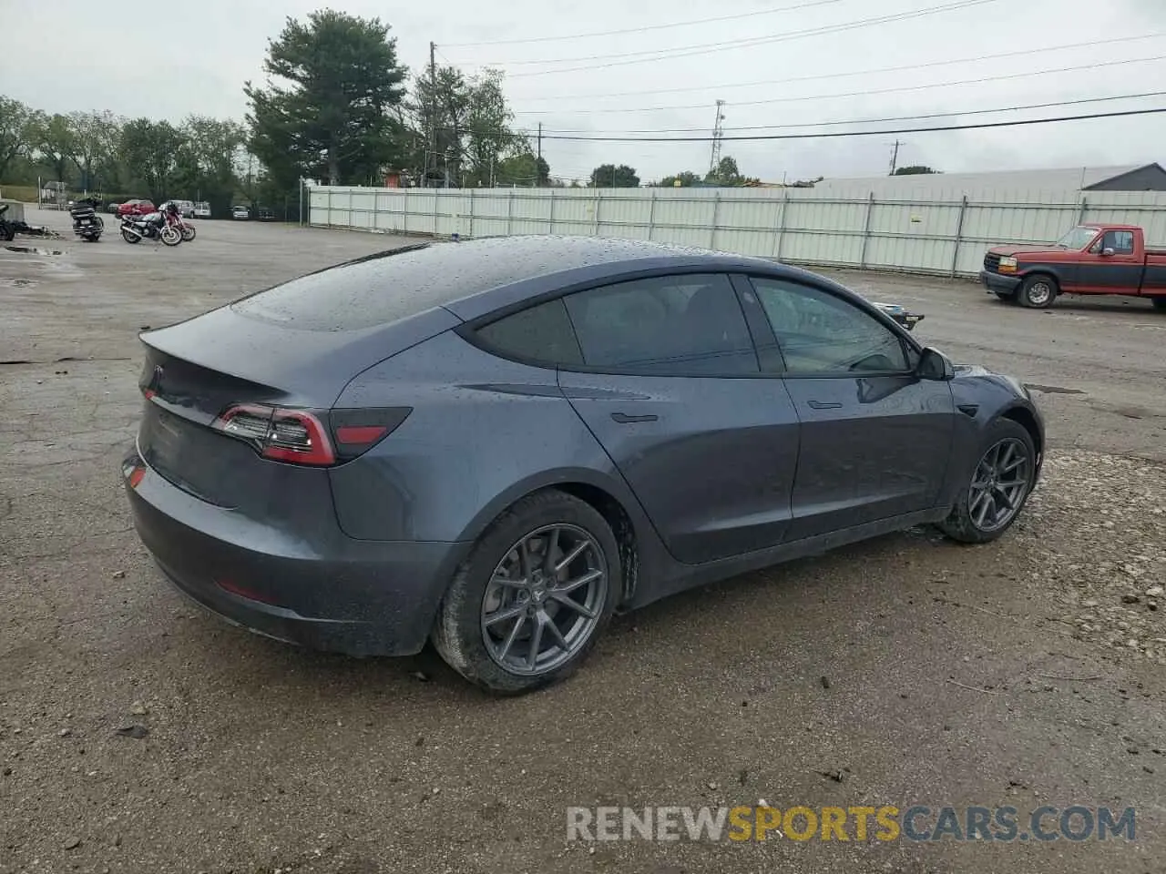 3 fotografías del automóvil dañado 5YJ3E1EA4MF854566 TESLA MODEL 3 2021