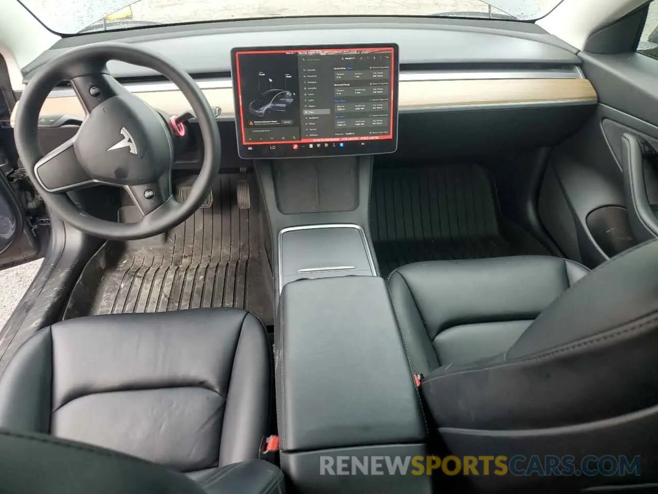 8 fotografías del automóvil dañado 5YJ3E1EA4MF854566 TESLA MODEL 3 2021