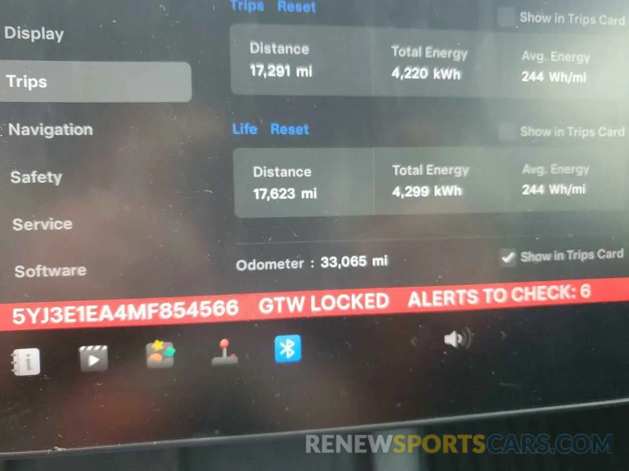 9 fotografías del automóvil dañado 5YJ3E1EA4MF854566 TESLA MODEL 3 2021