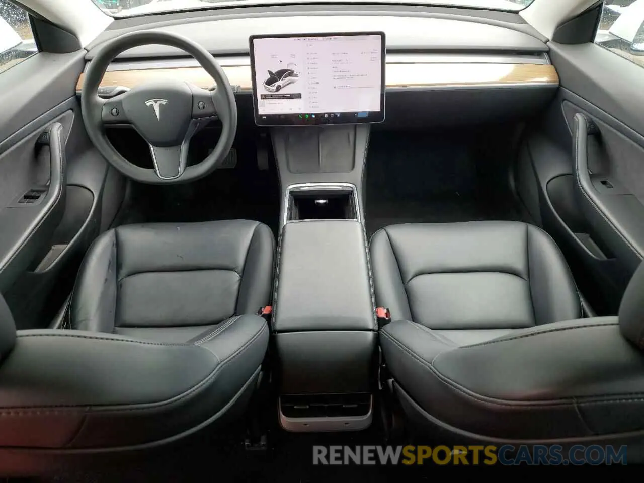 8 fotografías del automóvil dañado 5YJ3E1EA4MF877037 TESLA MODEL 3 2021