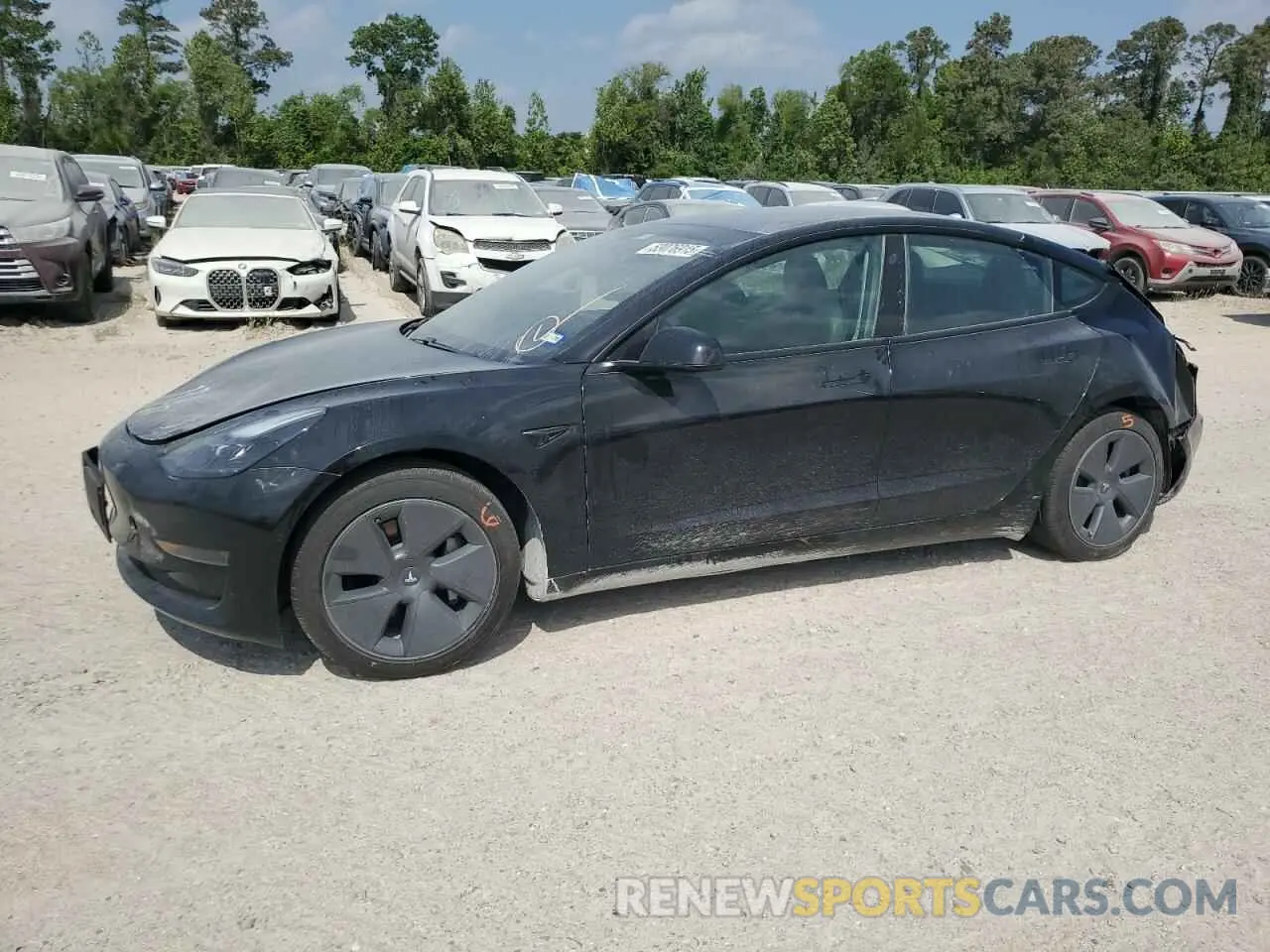1 fotografías del automóvil dañado 5YJ3E1EA4MF877717 TESLA MODEL 3 2021