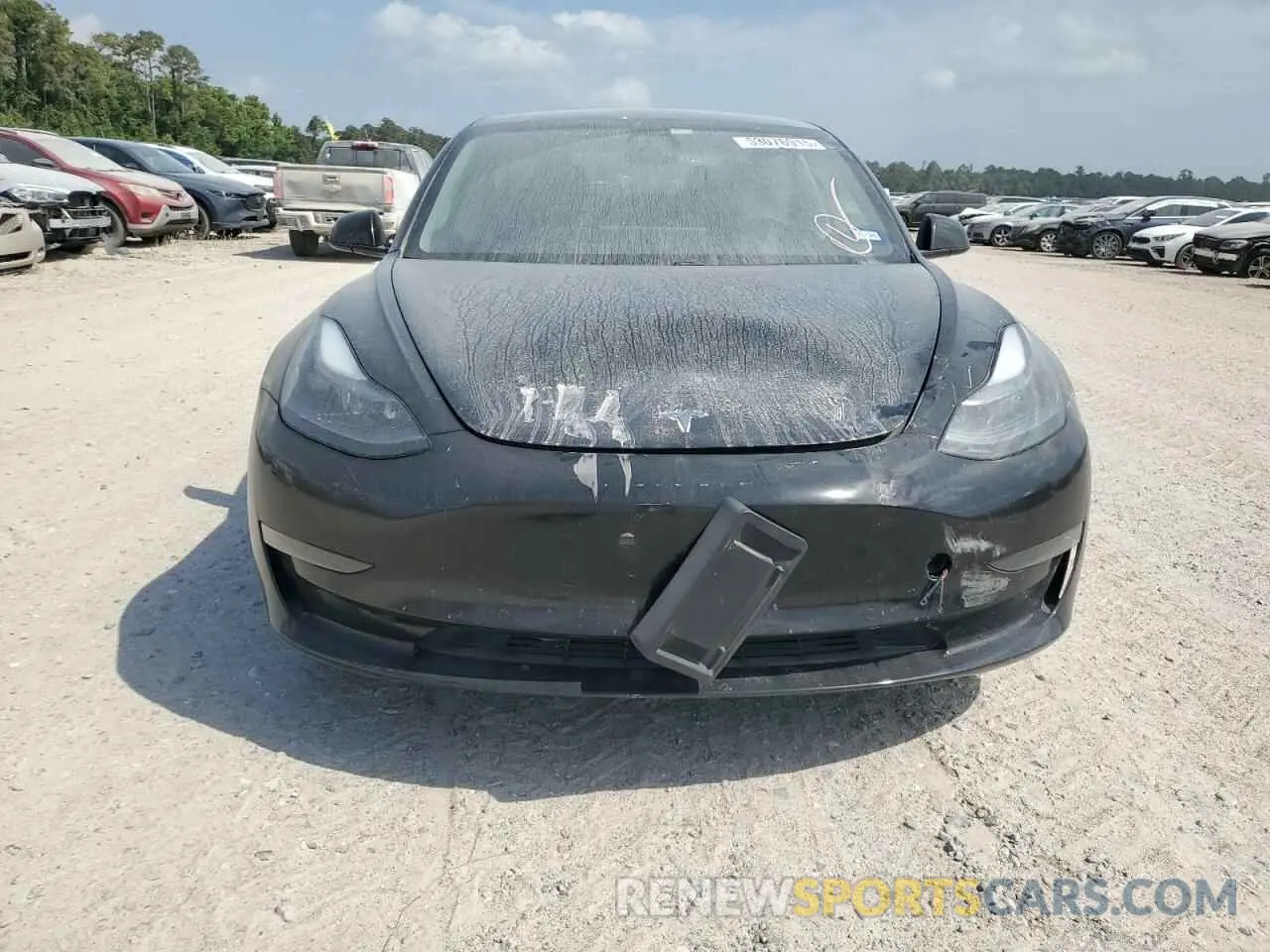 5 fotografías del automóvil dañado 5YJ3E1EA4MF877717 TESLA MODEL 3 2021
