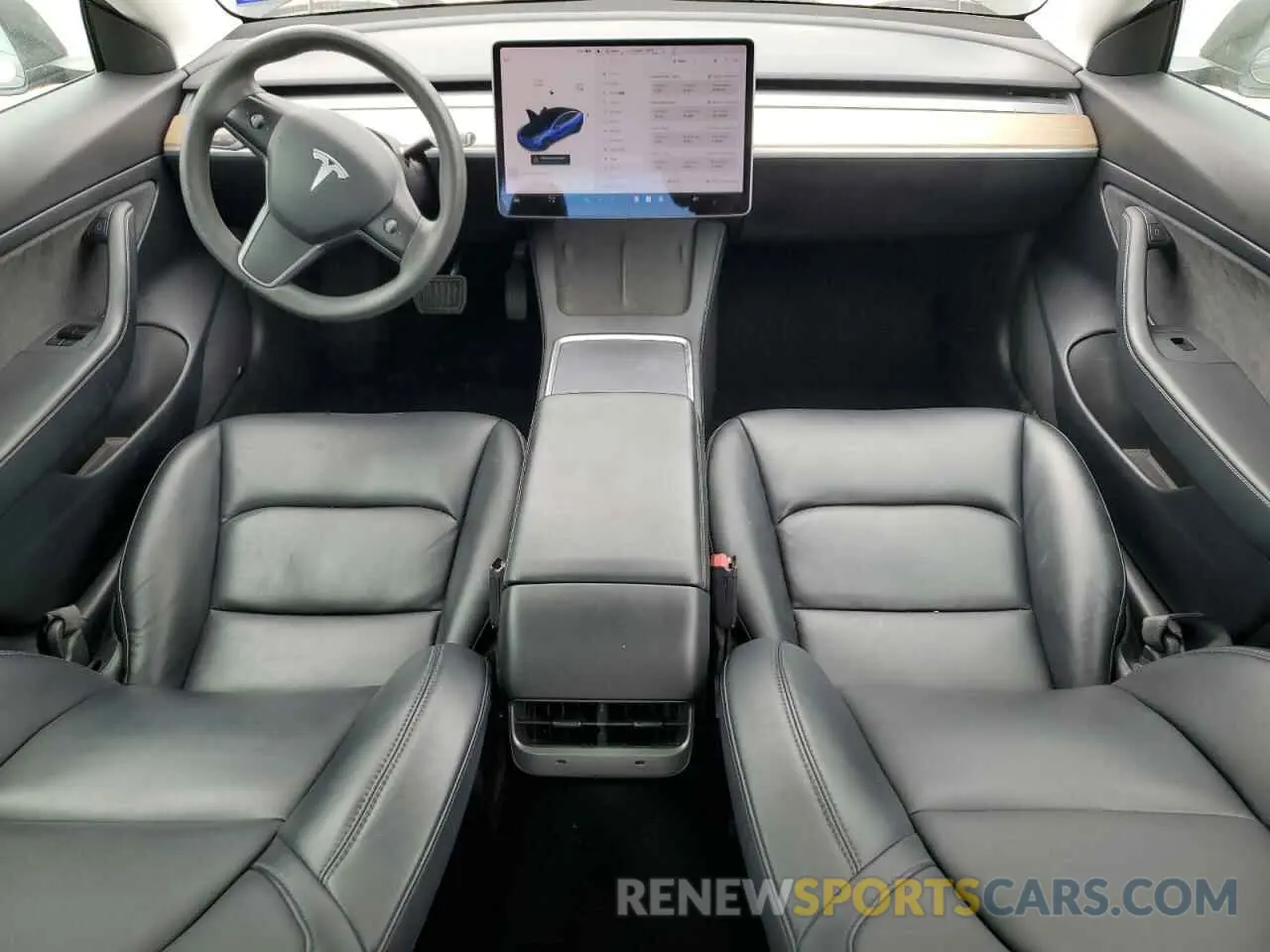 8 fotografías del automóvil dañado 5YJ3E1EA4MF877717 TESLA MODEL 3 2021