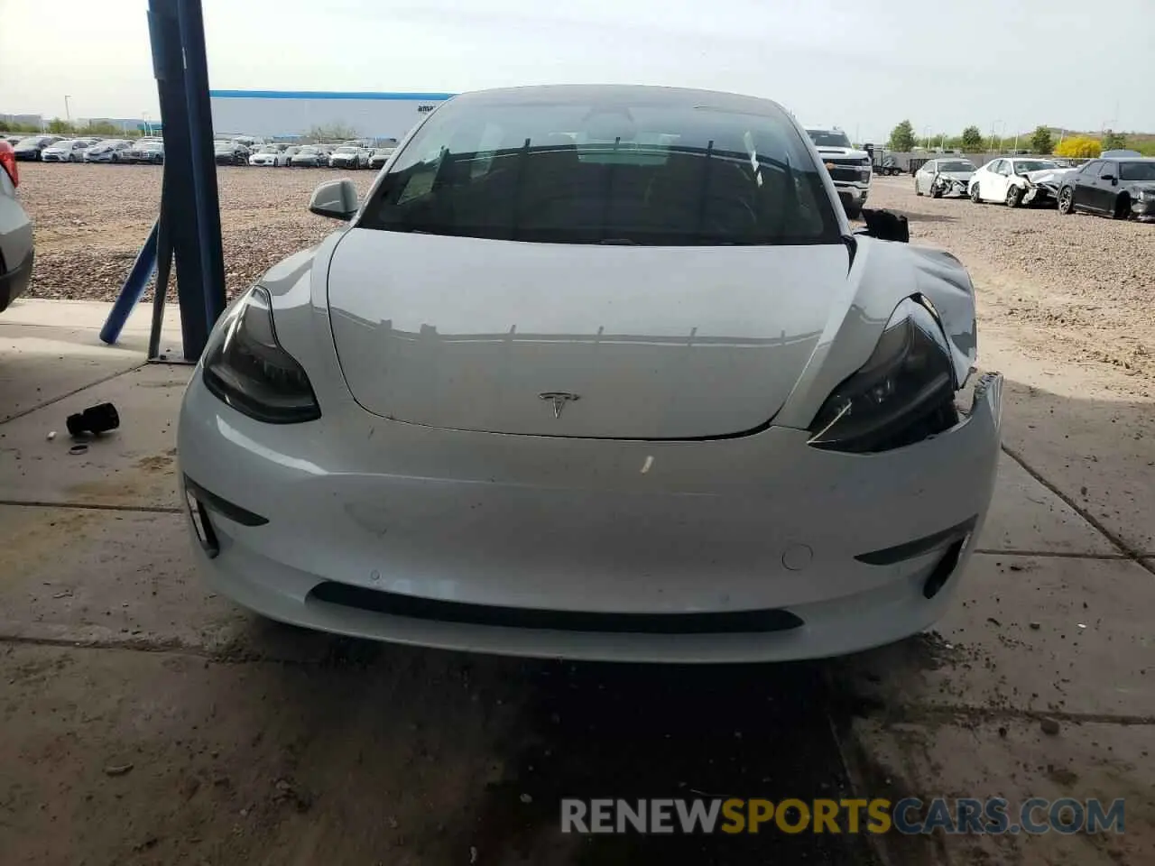 5 fotografías del automóvil dañado 5YJ3E1EA4MF911364 TESLA MODEL 3 2021