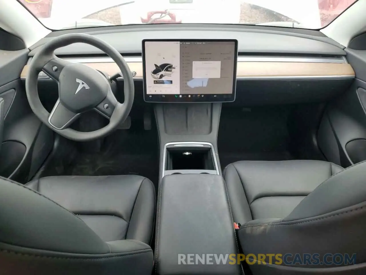 8 fotografías del automóvil dañado 5YJ3E1EA4MF911364 TESLA MODEL 3 2021