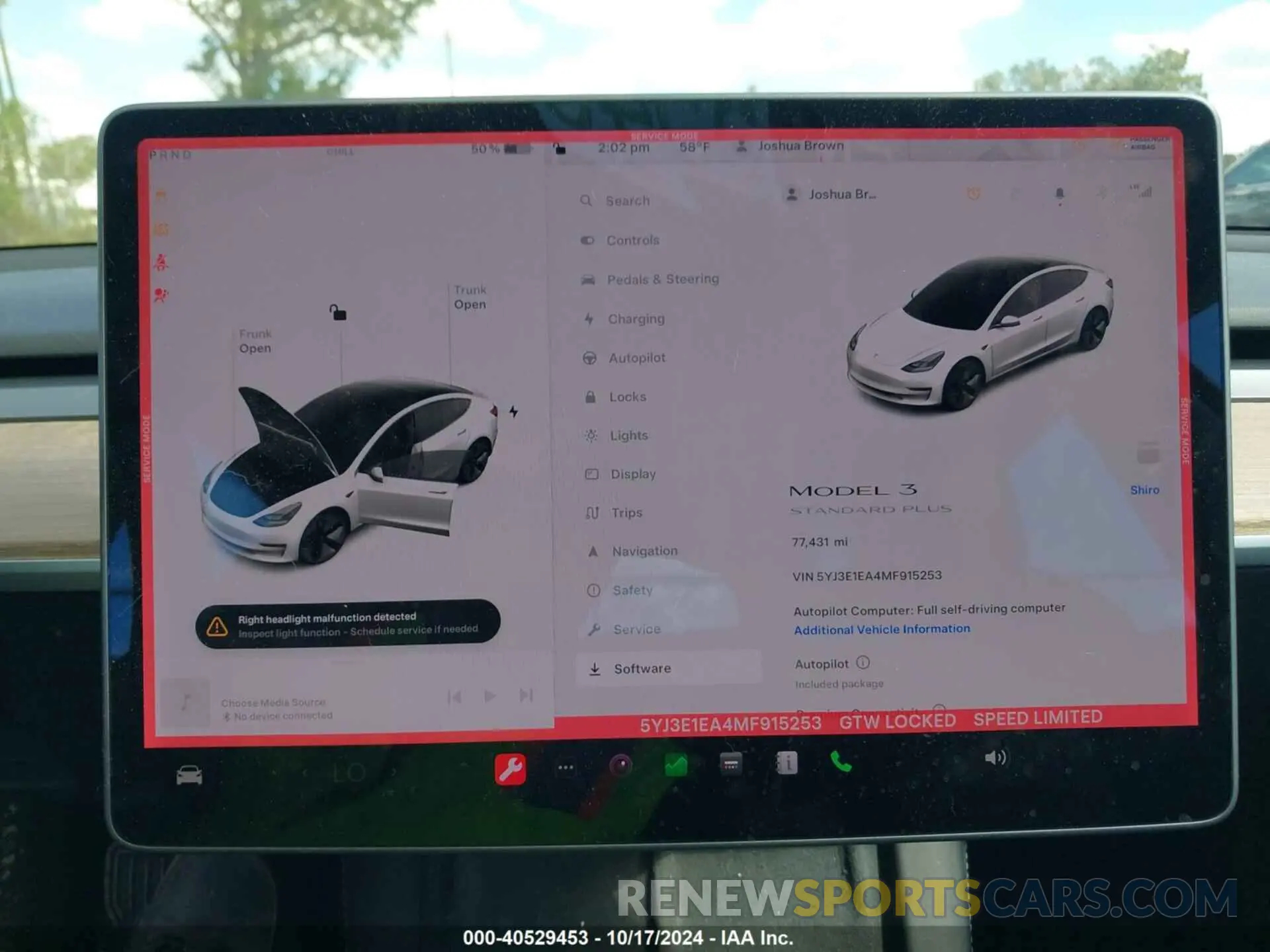 18 fotografías del automóvil dañado 5YJ3E1EA4MF915253 TESLA MODEL 3 2021