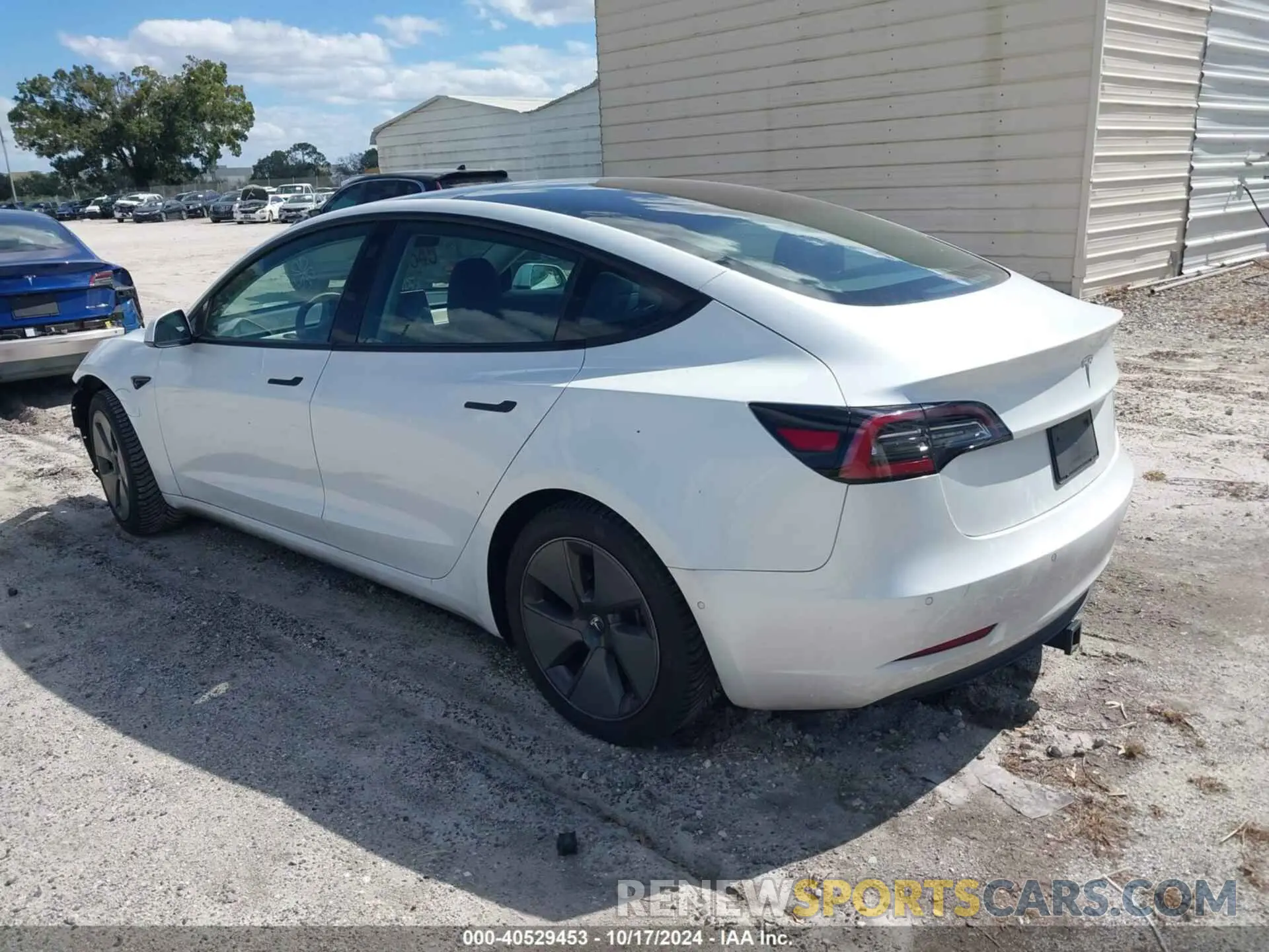 3 fotografías del automóvil dañado 5YJ3E1EA4MF915253 TESLA MODEL 3 2021