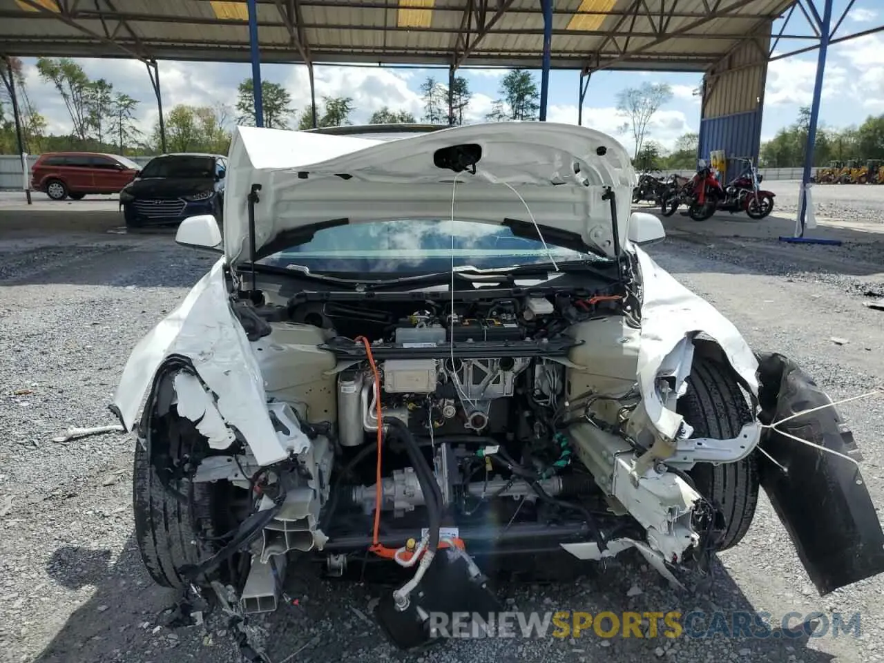 5 fotografías del automóvil dañado 5YJ3E1EA4MF938838 TESLA MODEL 3 2021