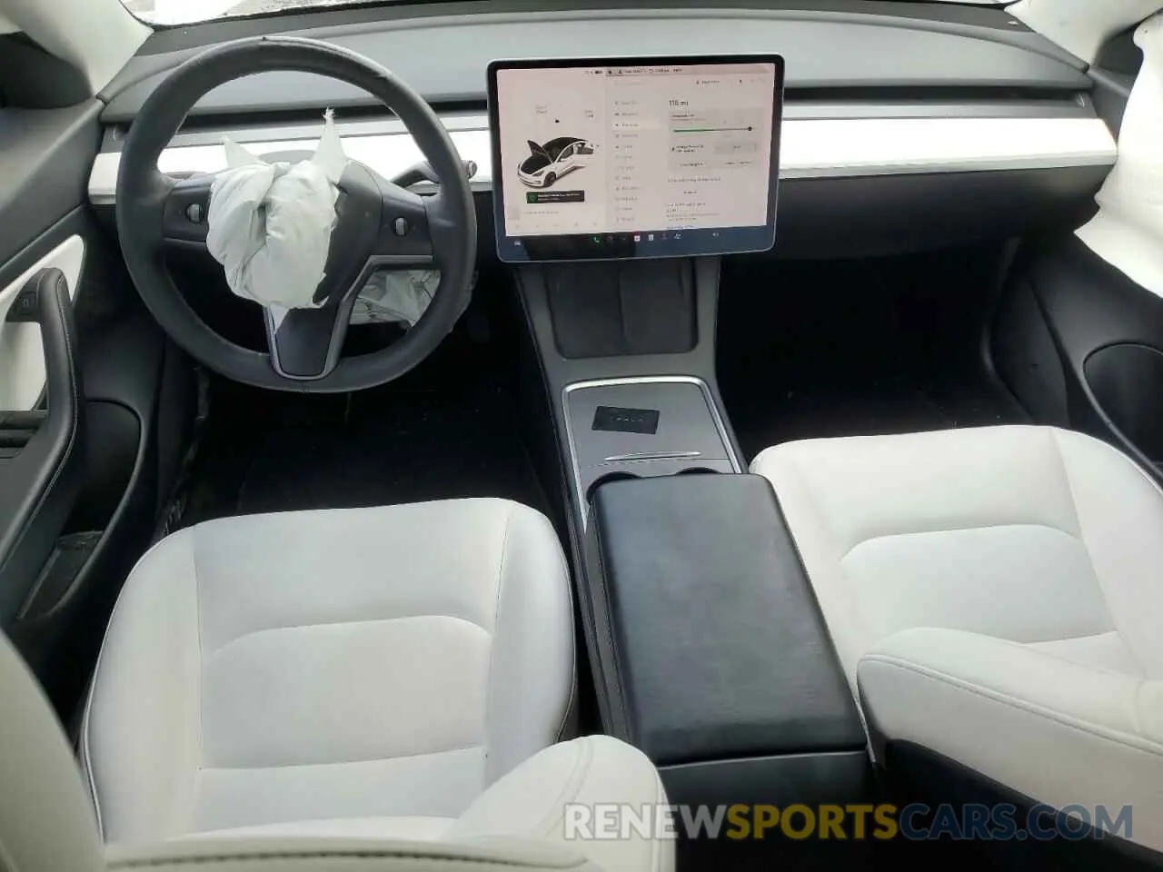 8 fotografías del automóvil dañado 5YJ3E1EA4MF938838 TESLA MODEL 3 2021