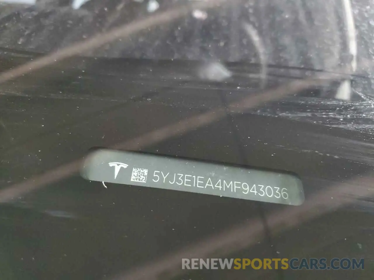 12 fotografías del automóvil dañado 5YJ3E1EA4MF943036 TESLA MODEL 3 2021