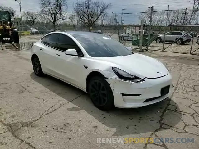 13 fotografías del automóvil dañado 5YJ3E1EA4MF943036 TESLA MODEL 3 2021
