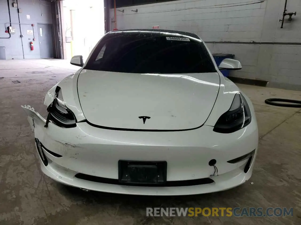 5 fotografías del automóvil dañado 5YJ3E1EA4MF943036 TESLA MODEL 3 2021