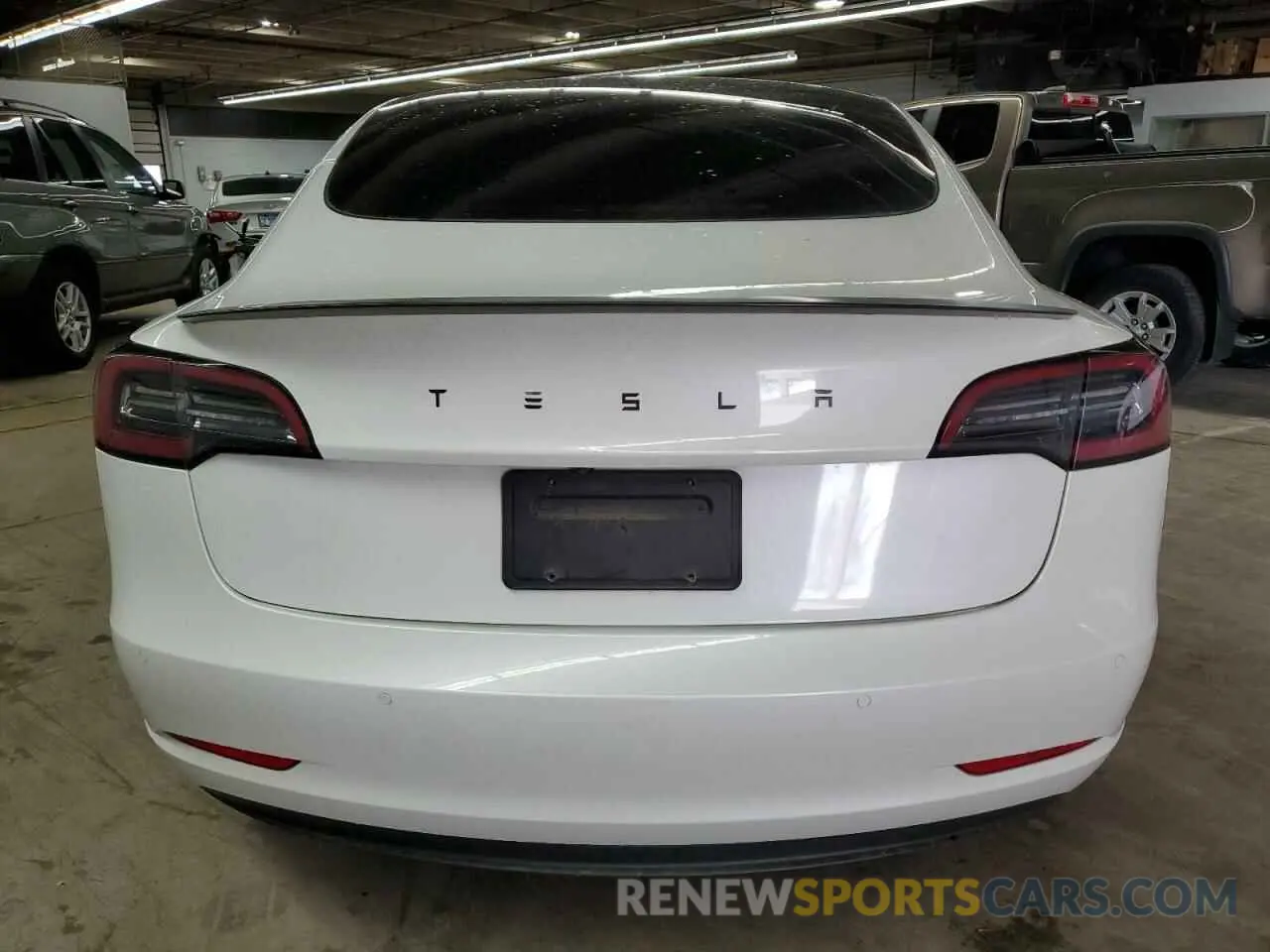 6 fotografías del automóvil dañado 5YJ3E1EA4MF943036 TESLA MODEL 3 2021
