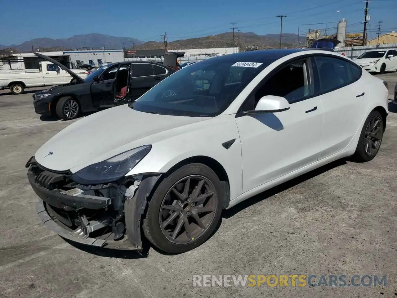 1 fotografías del automóvil dañado 5YJ3E1EA4MF976215 TESLA MODEL 3 2021
