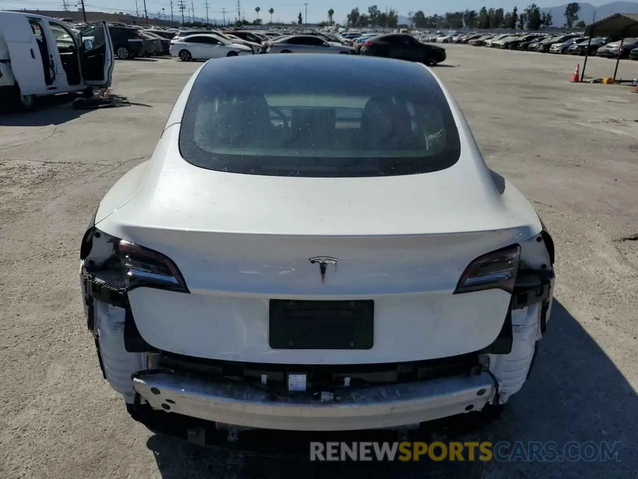 6 fotografías del automóvil dañado 5YJ3E1EA4MF976215 TESLA MODEL 3 2021