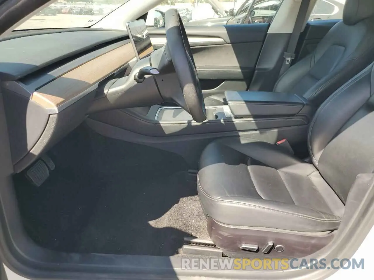 7 fotografías del automóvil dañado 5YJ3E1EA4MF976215 TESLA MODEL 3 2021