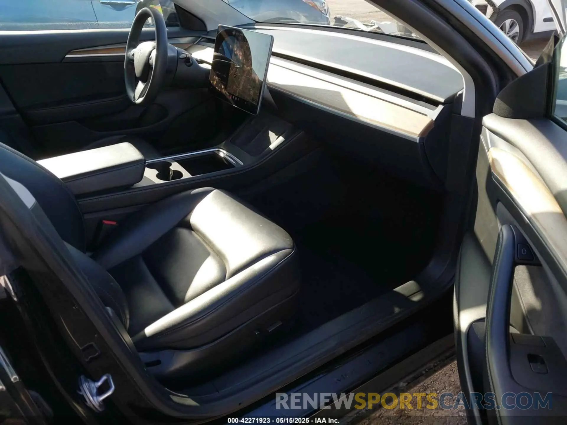 5 fotografías del automóvil dañado 5YJ3E1EA4MF982032 TESLA MODEL 3 2021