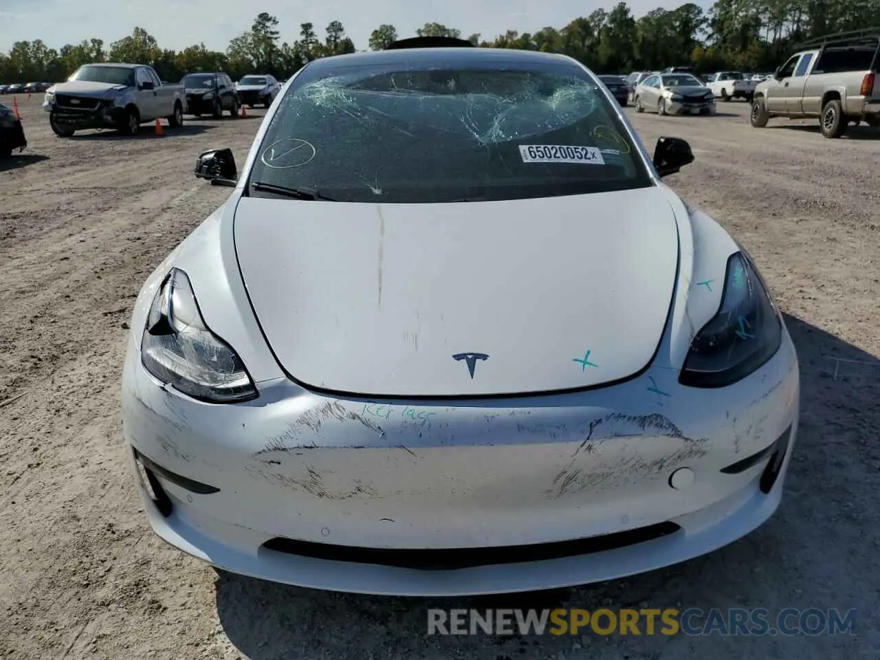 9 fotografías del automóvil dañado 5YJ3E1EA4MF991541 TESLA MODEL 3 2021