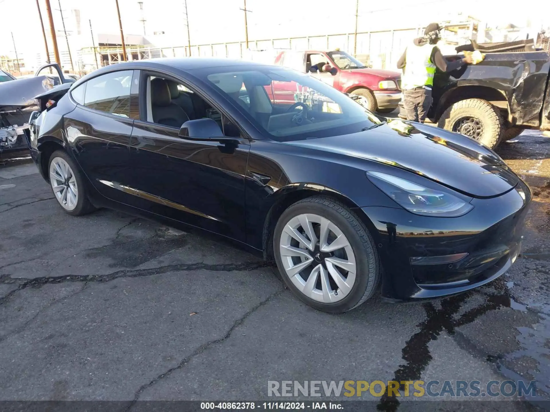 1 fotografías del automóvil dañado 5YJ3E1EA4MF998473 TESLA MODEL 3 2021