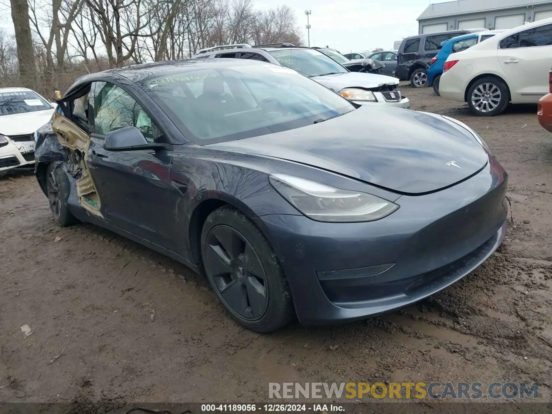 1 fotografías del automóvil dañado 5YJ3E1EA5MF009614 TESLA MODEL 3 2021