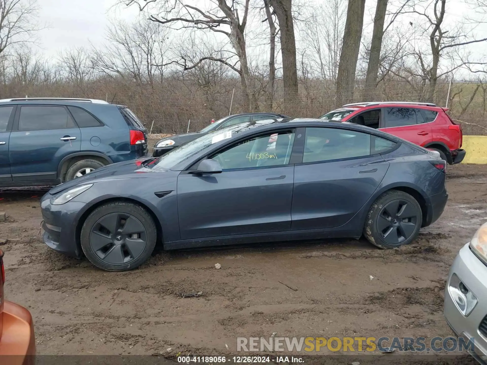 13 fotografías del automóvil dañado 5YJ3E1EA5MF009614 TESLA MODEL 3 2021