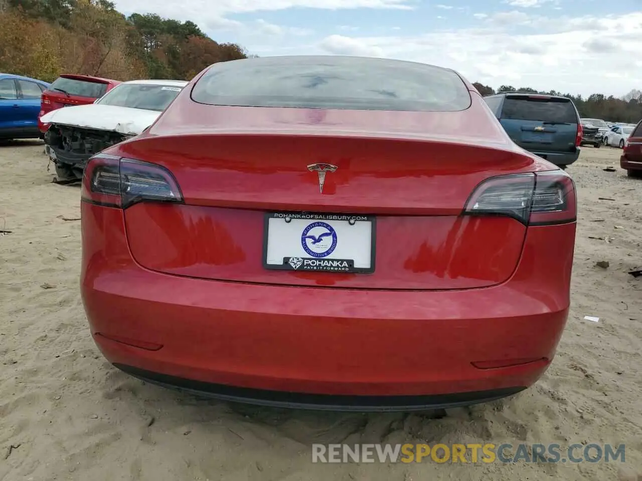 6 fotografías del automóvil dañado 5YJ3E1EA5MF016157 TESLA MODEL 3 2021