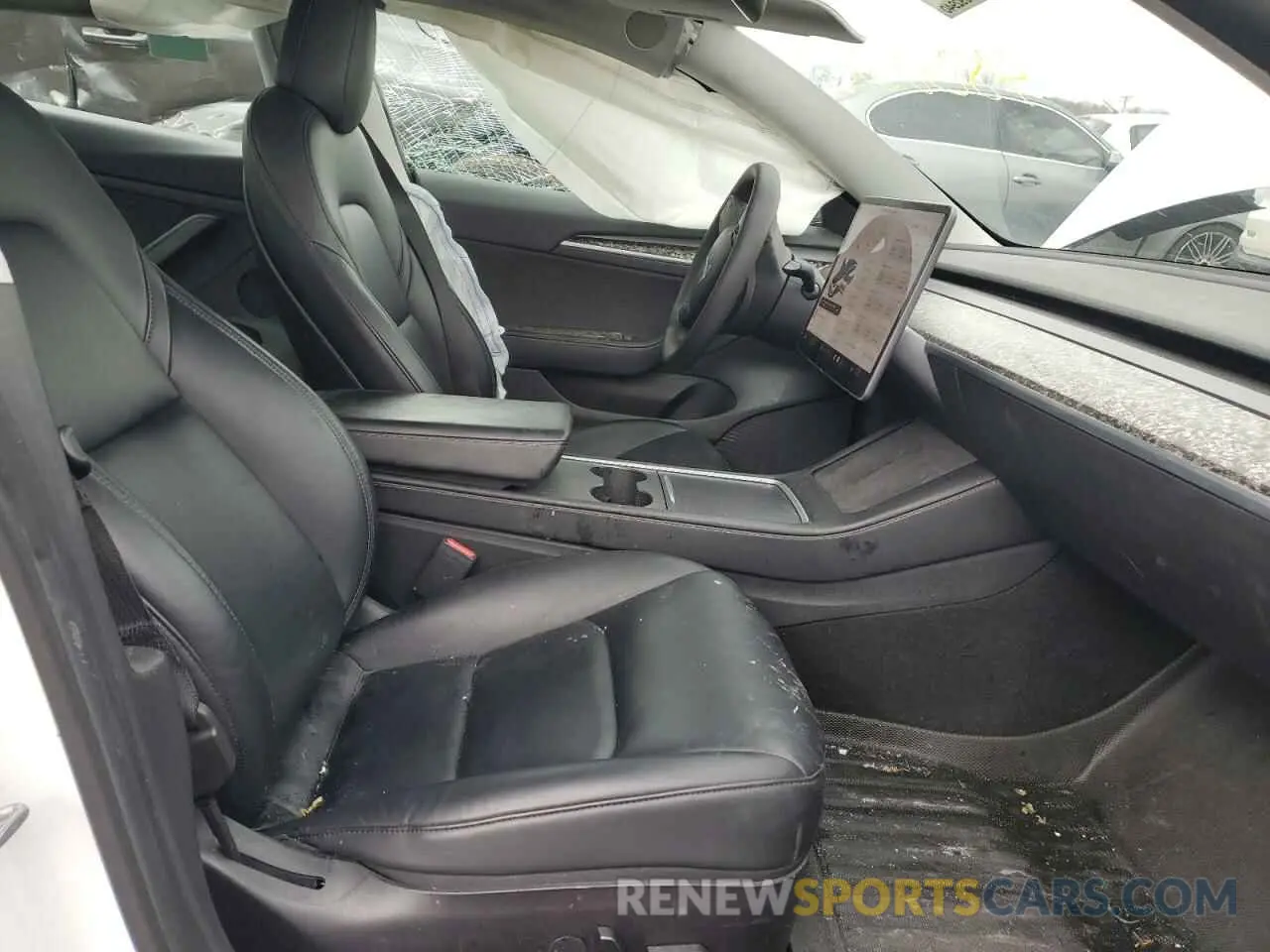 7 fotografías del automóvil dañado 5YJ3E1EA5MF028051 TESLA MODEL 3 2021