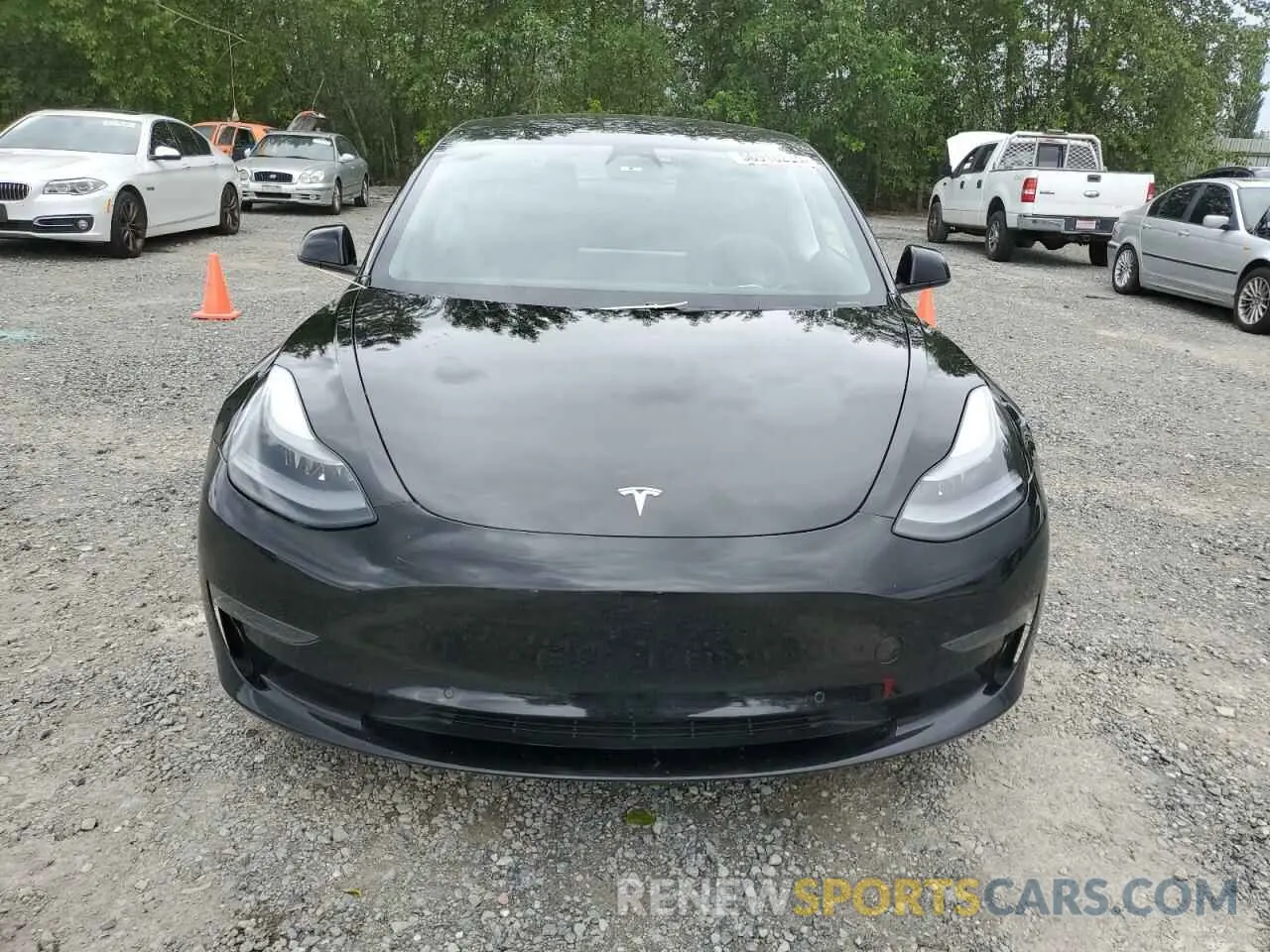 5 fotografías del automóvil dañado 5YJ3E1EA5MF029703 TESLA MODEL 3 2021