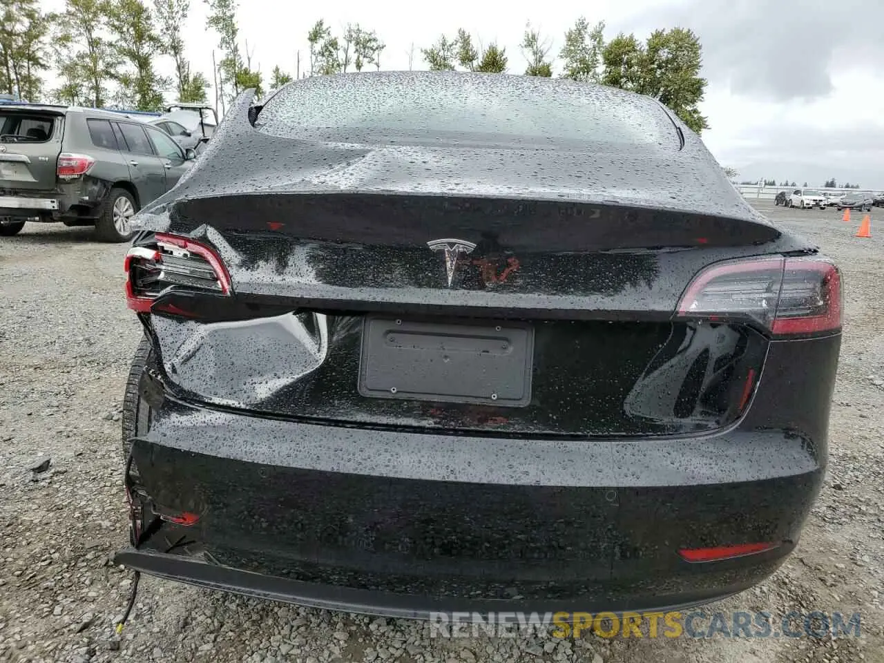 6 fotografías del automóvil dañado 5YJ3E1EA5MF029703 TESLA MODEL 3 2021