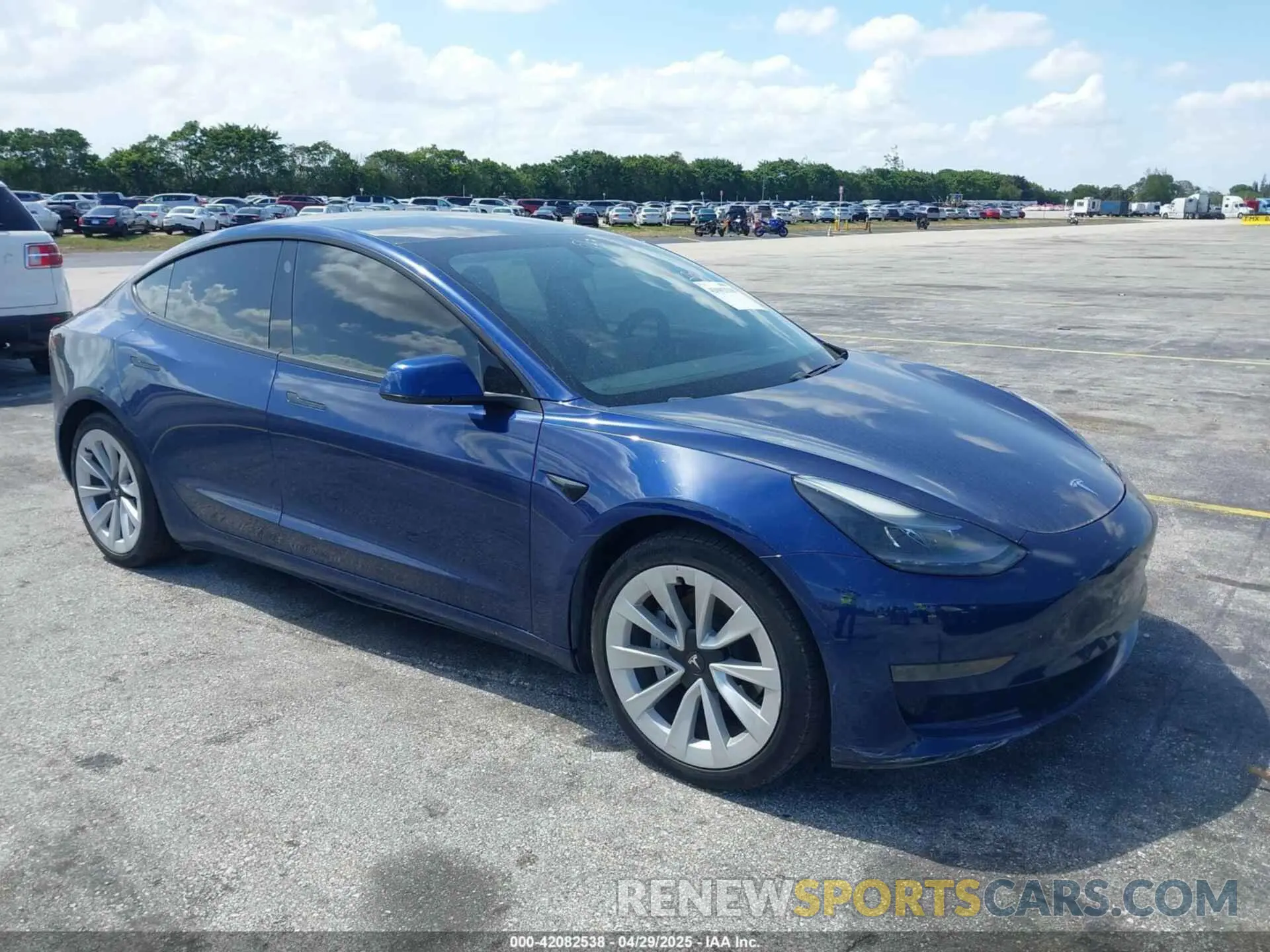 1 fotografías del automóvil dañado 5YJ3E1EA5MF031872 TESLA MODEL 3 2021