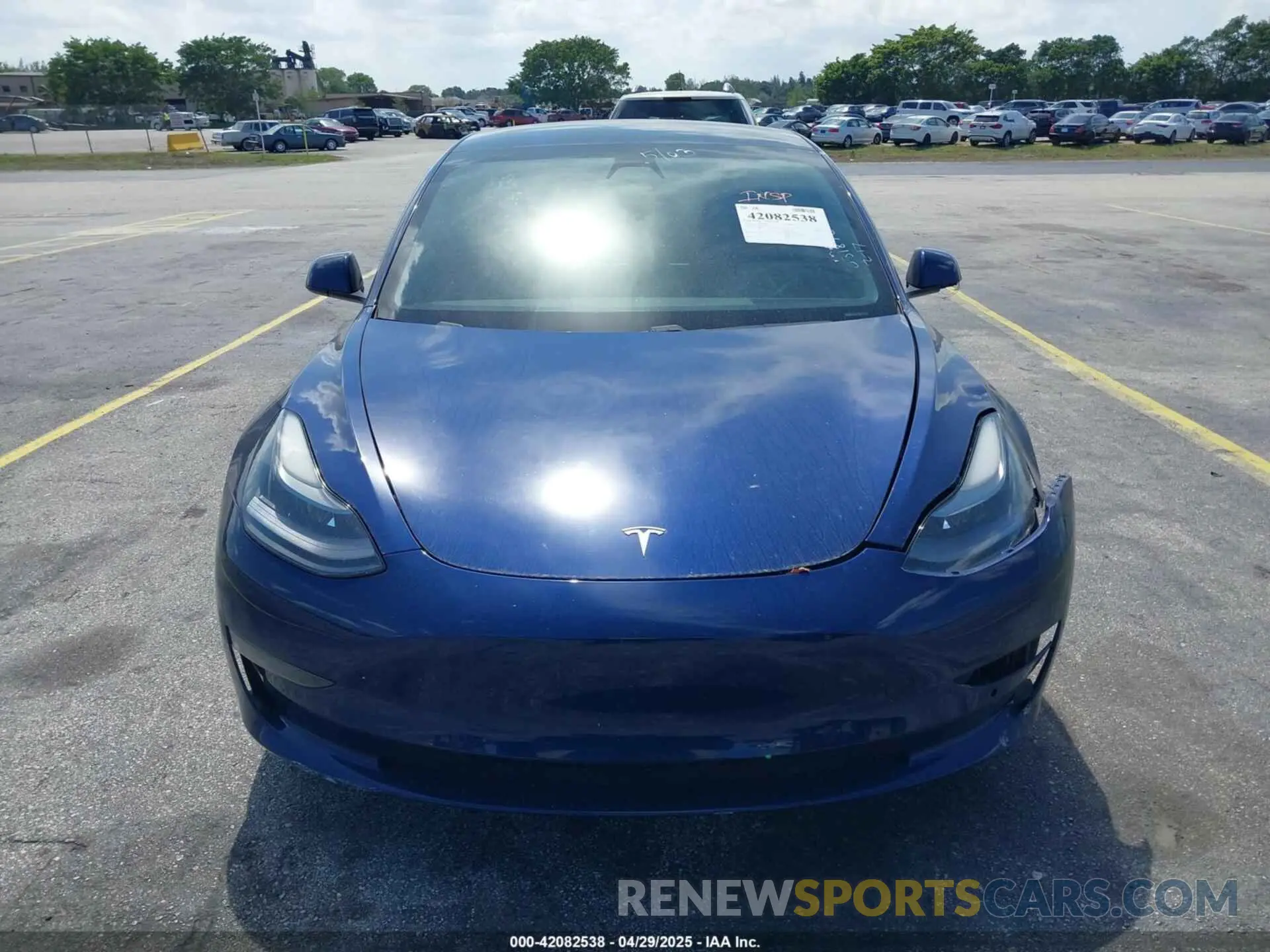 11 fotografías del automóvil dañado 5YJ3E1EA5MF031872 TESLA MODEL 3 2021