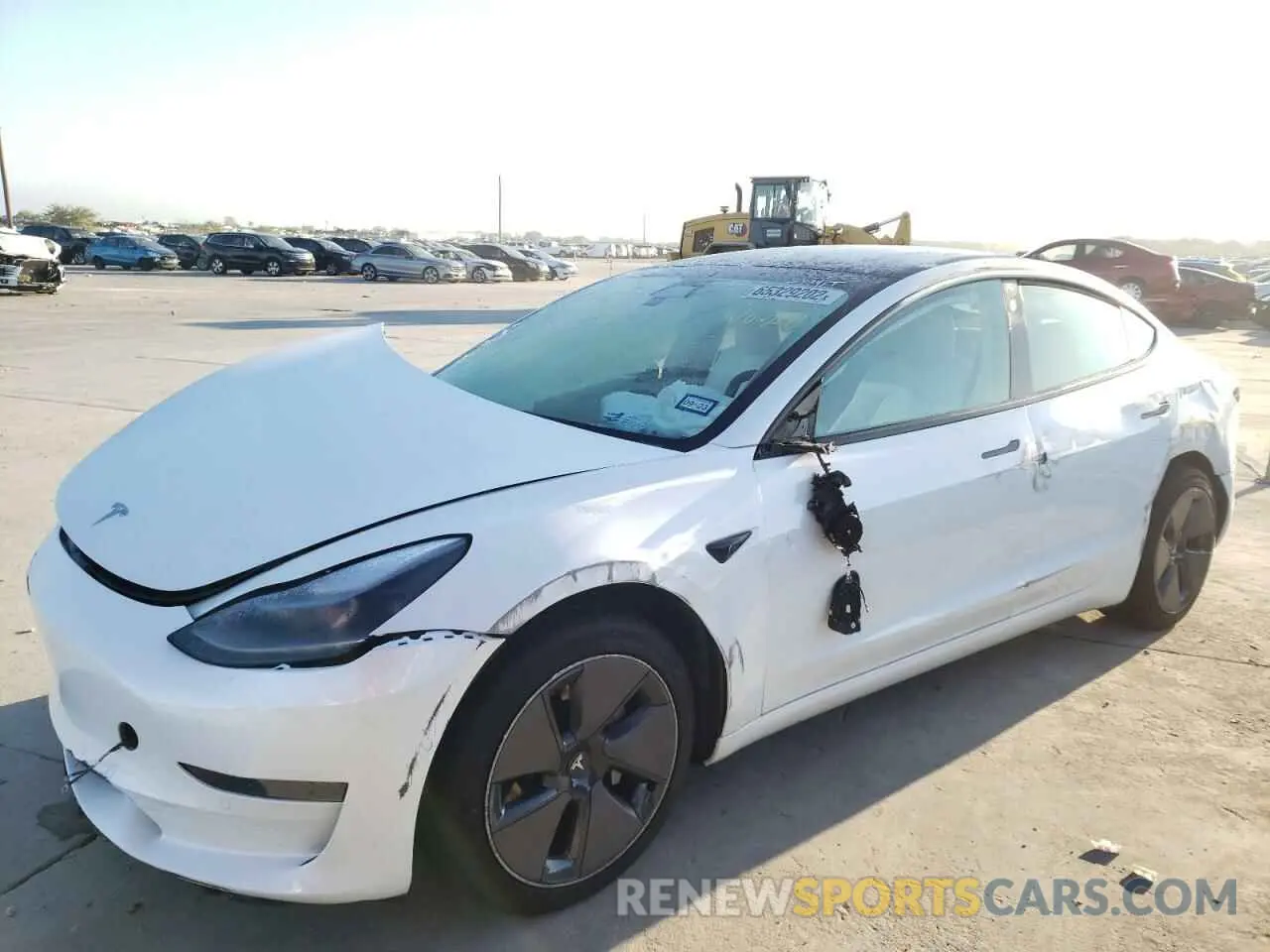 1 fotografías del automóvil dañado 5YJ3E1EA5MF046727 TESLA MODEL 3 2021