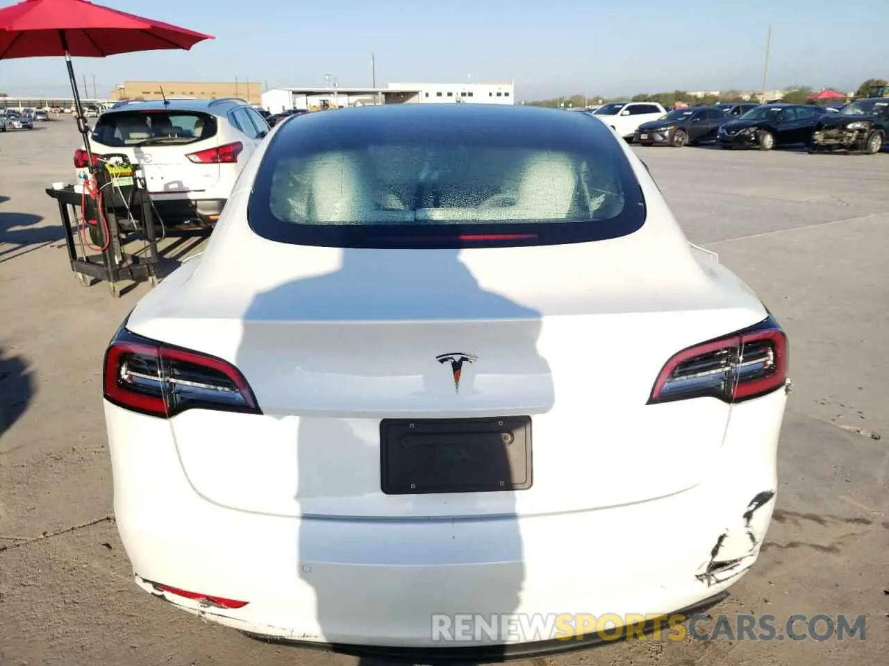 6 fotografías del automóvil dañado 5YJ3E1EA5MF046727 TESLA MODEL 3 2021