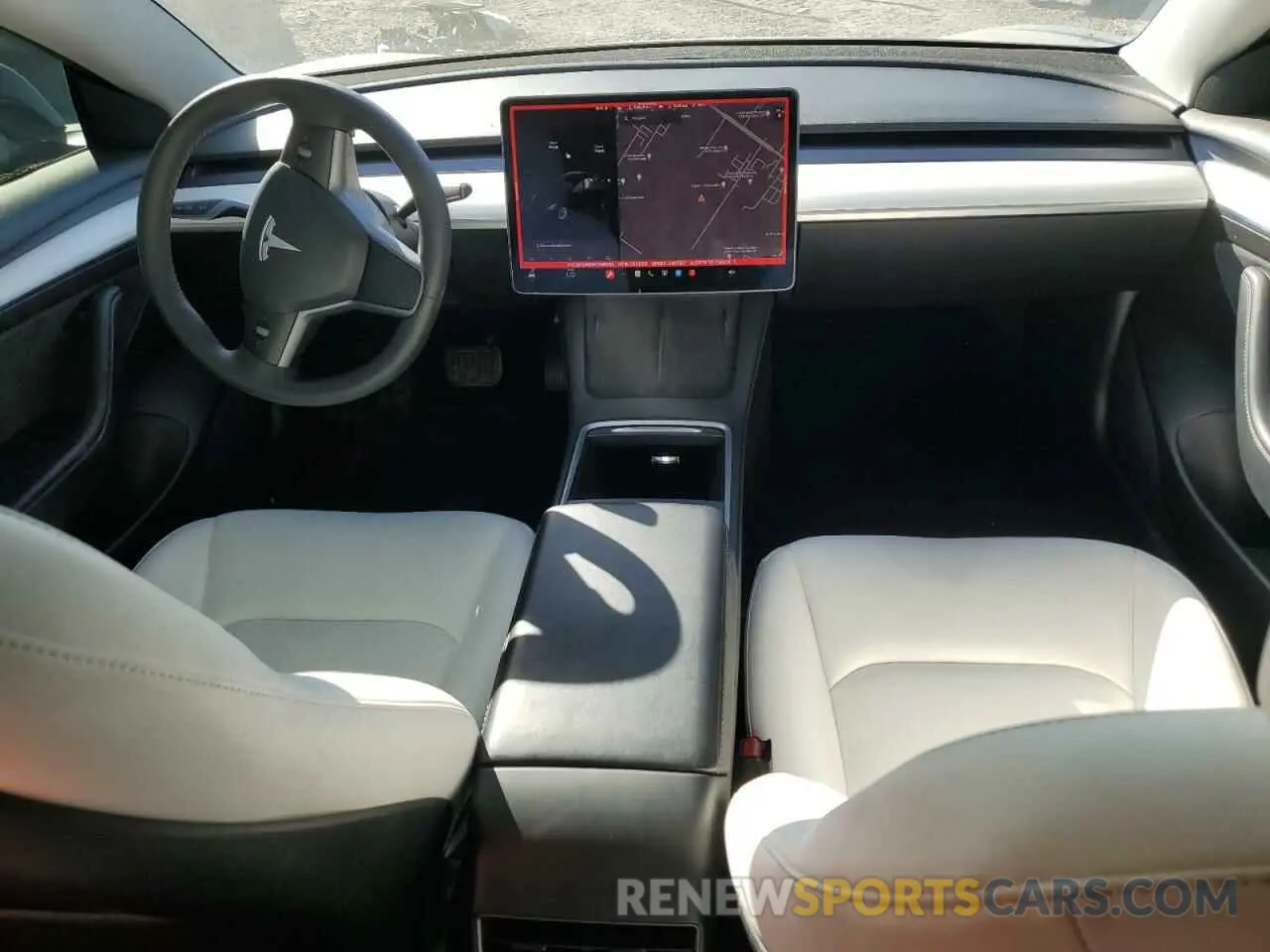 8 fotografías del automóvil dañado 5YJ3E1EA5MF048364 TESLA MODEL 3 2021