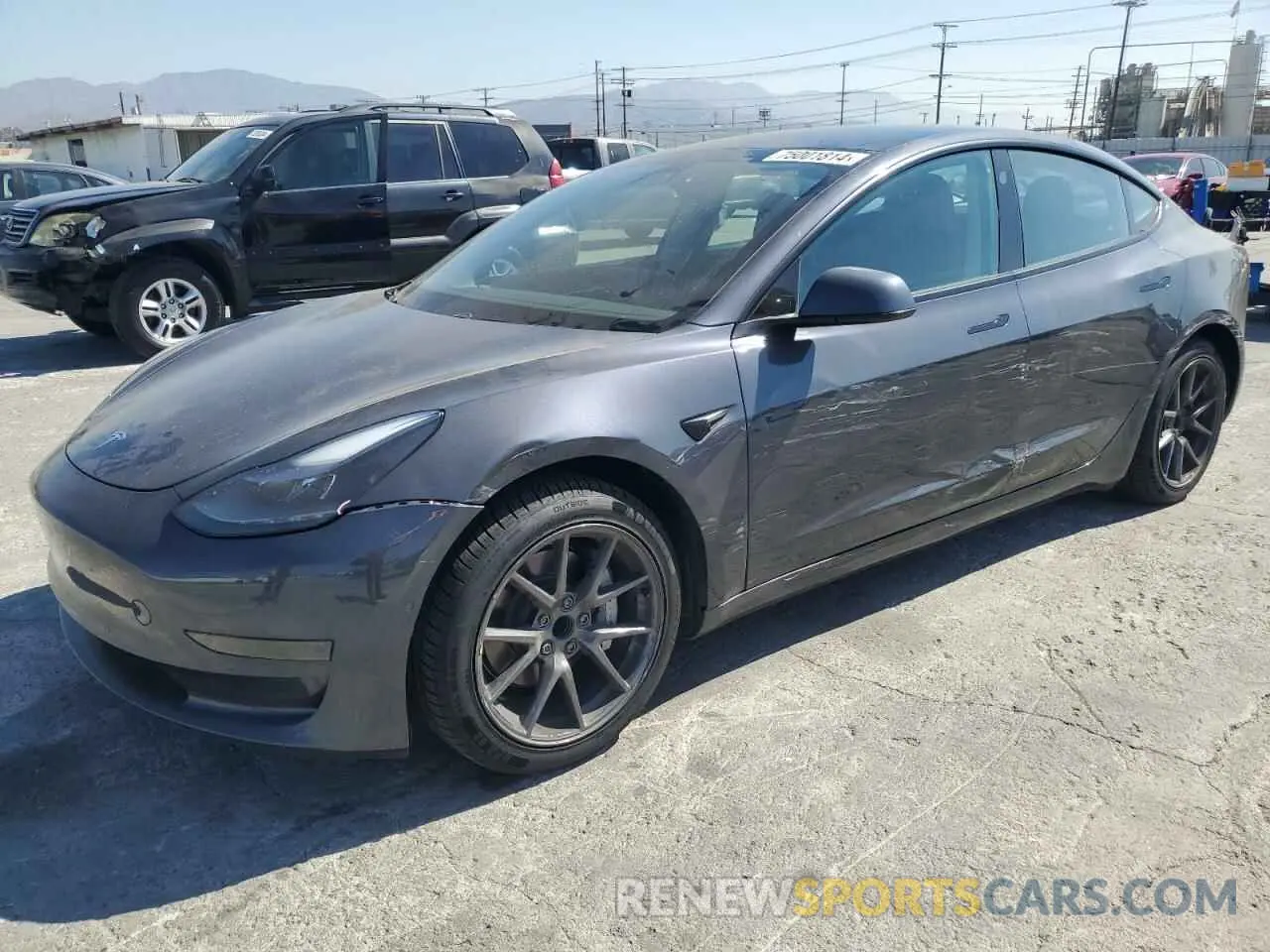 1 fotografías del automóvil dañado 5YJ3E1EA5MF068839 TESLA MODEL 3 2021